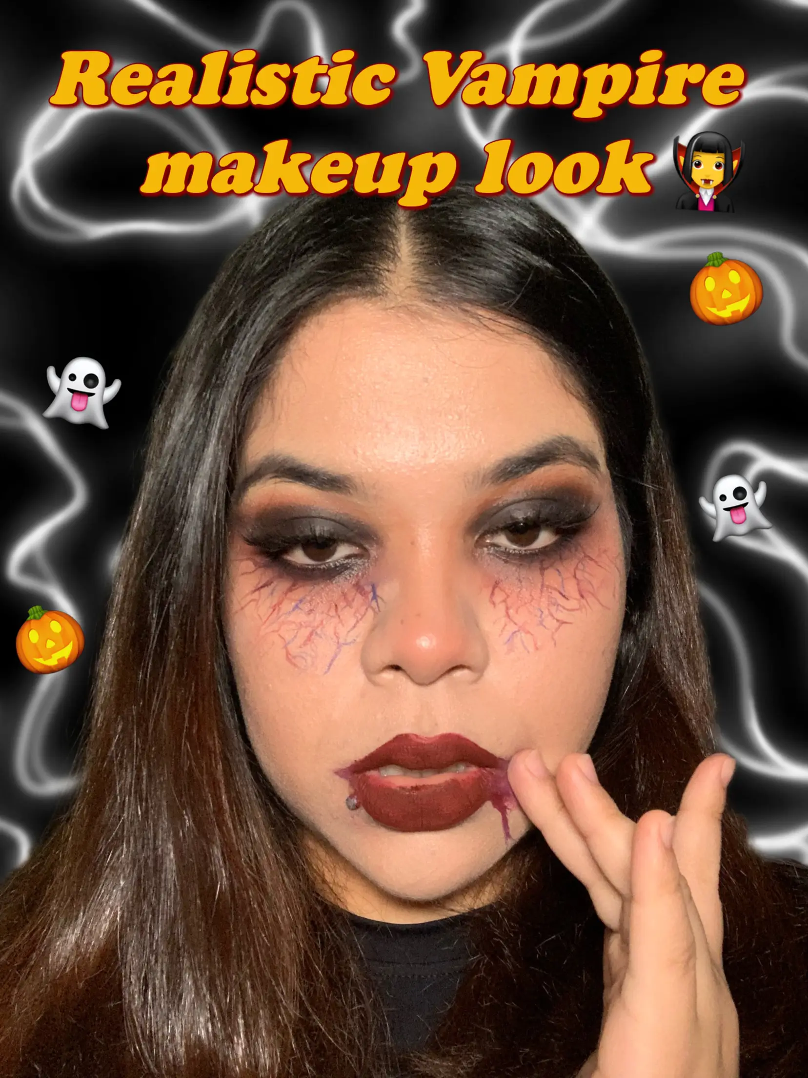 Vamp Glam Halloween Makeup