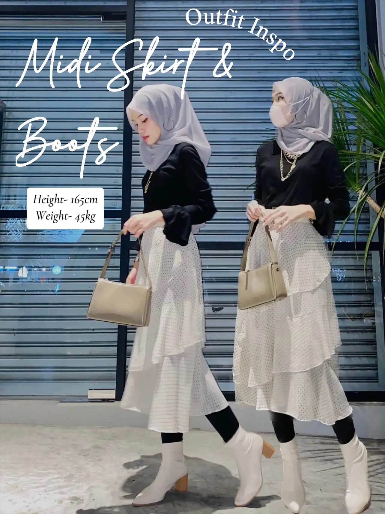 Outfit Inspo Midi Skirt Boots Gallery posted by Hanis Aina Lemon8