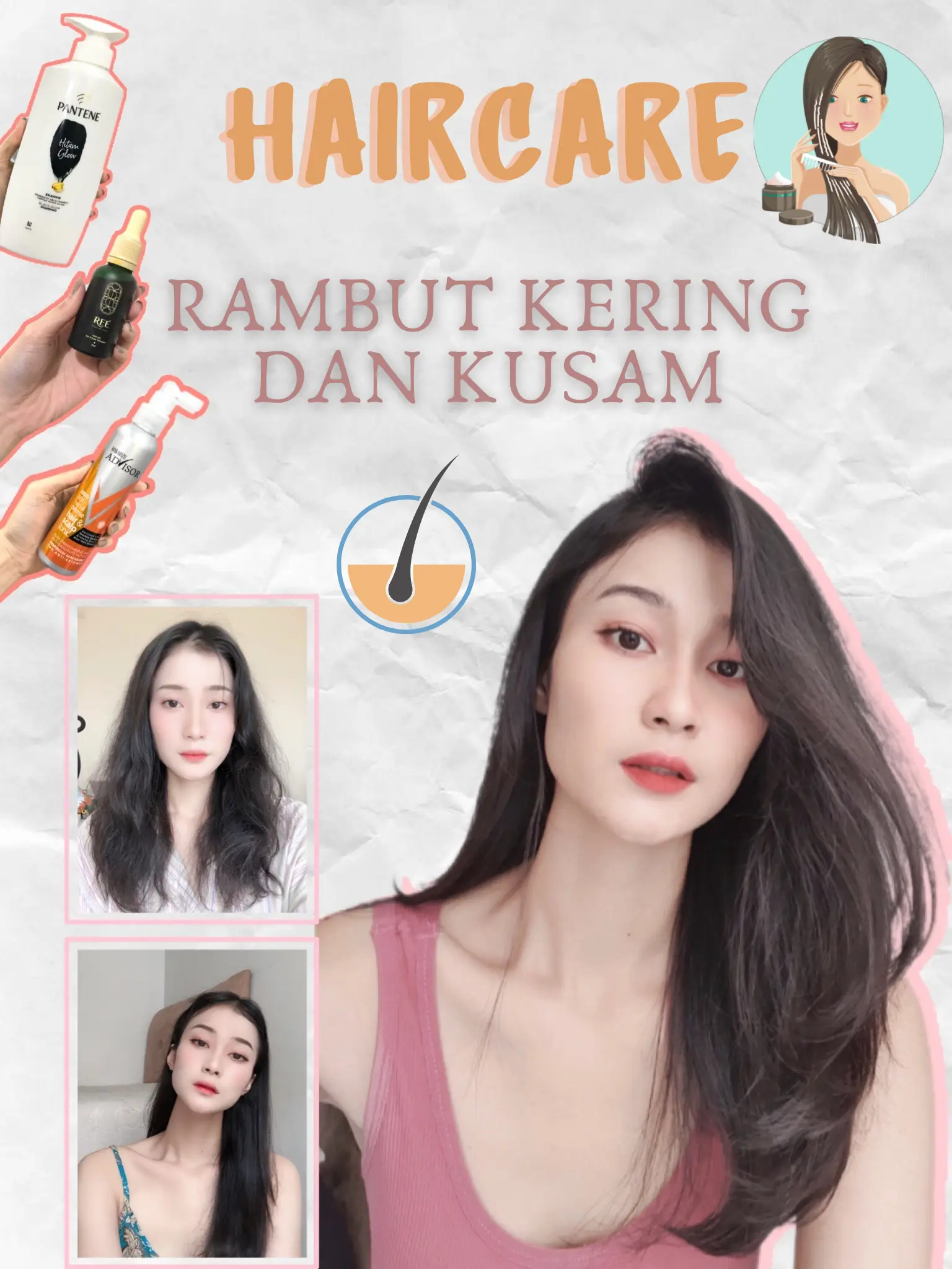 Rambut Kering dan Kusam? Begini Cara Mengatasinya!