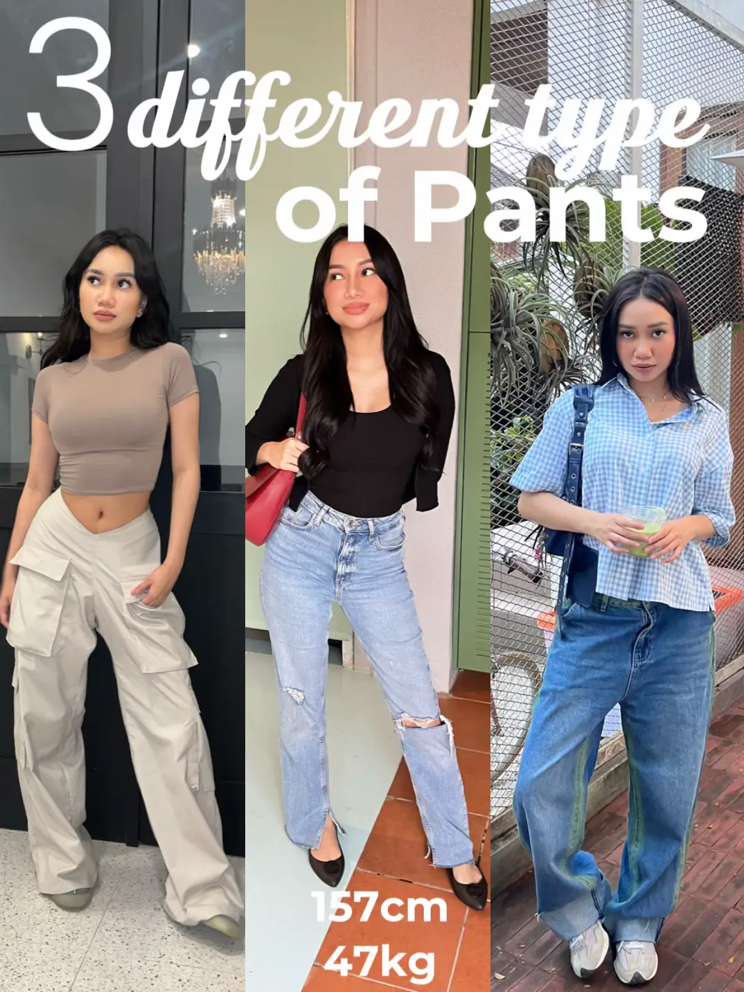 3 Different Type of Pants, Galeri diposting oleh syaffa