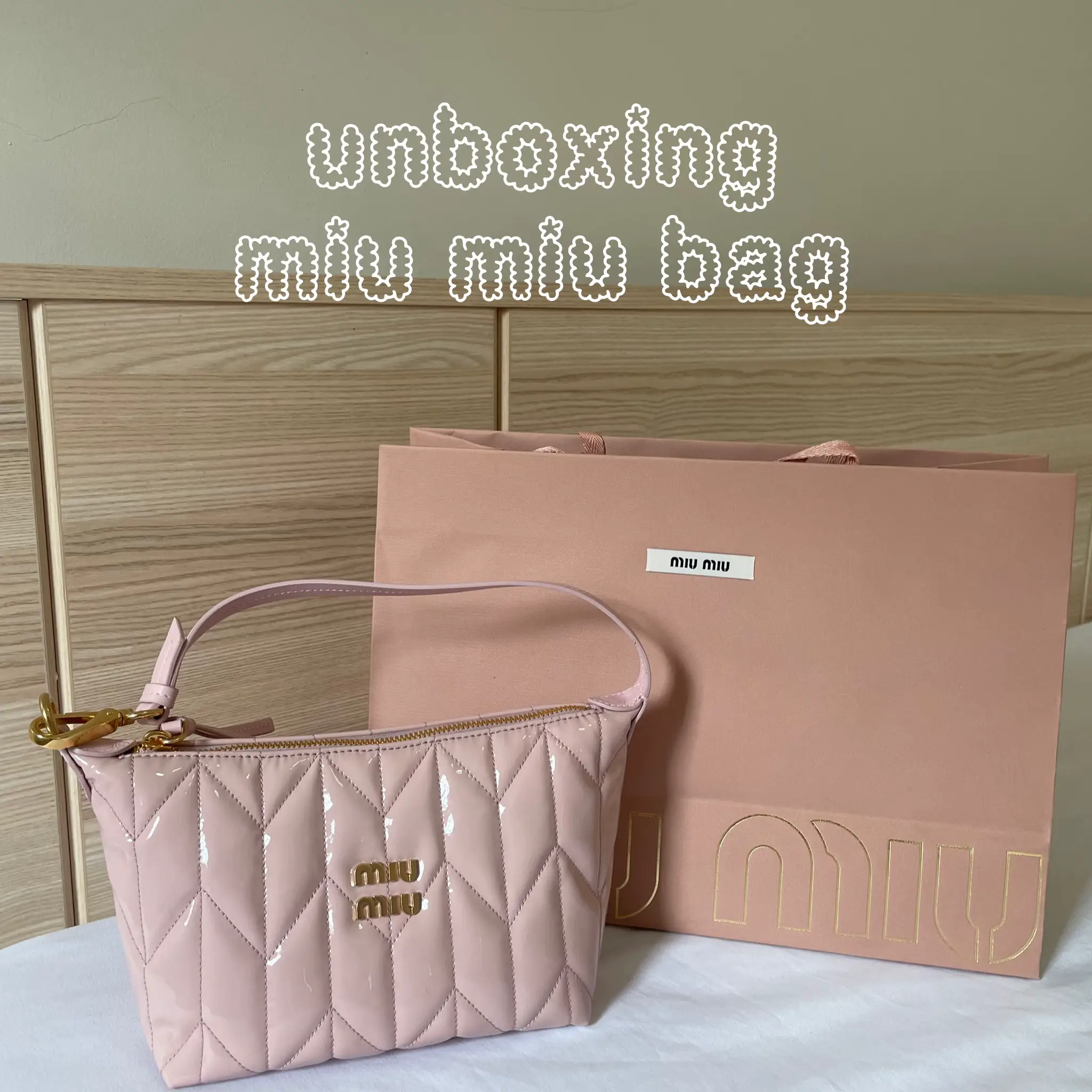 Unboxing miu miu bag bag Nong Won Young Gallery posted by Noon s