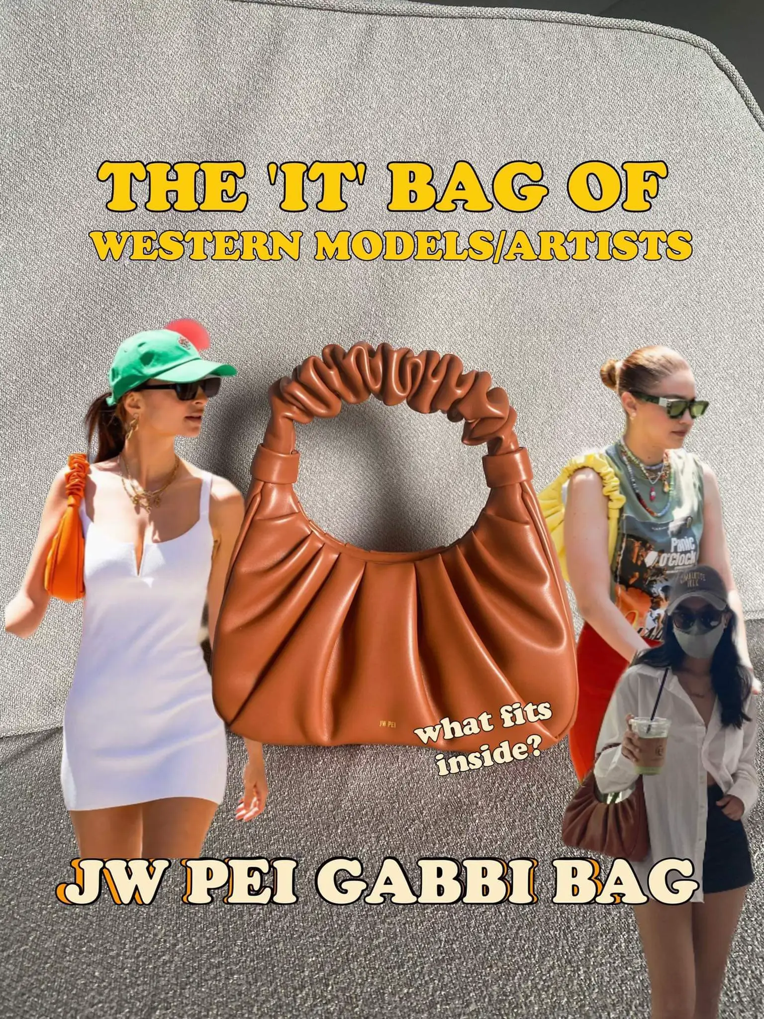 Grab the vegan JW Pei Gabbi bag Gigi Hadid, Hailey Bieber love