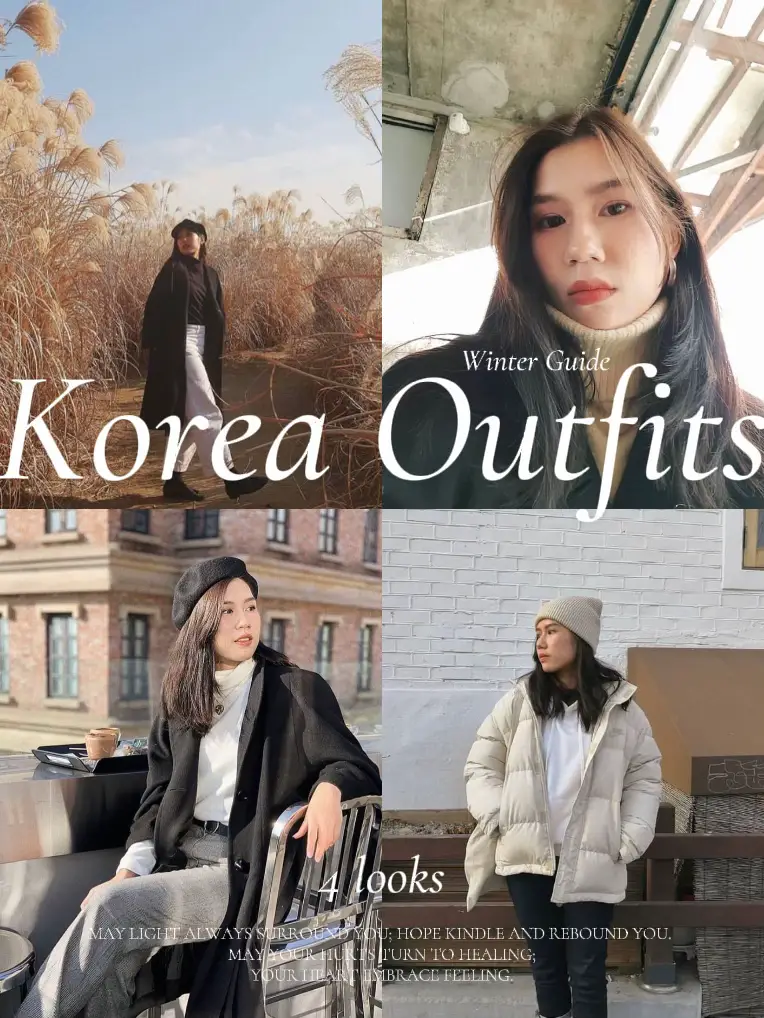 Korea Outfits 4 ลุคเที่ยวเกาหลี 🇰🇷🤍หน้าหนาวนี้ ! | คุมโทนสุด | แกลเลอรี ...