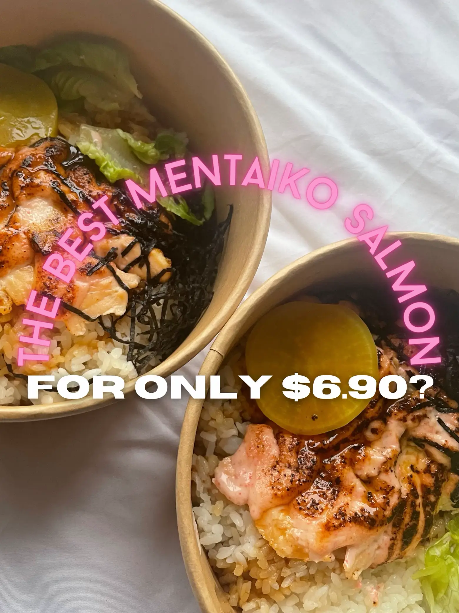the BEST & CHEAPEST mentaiko salmon don 😍 แกลเลอรีที่โพสต์โดย Mae