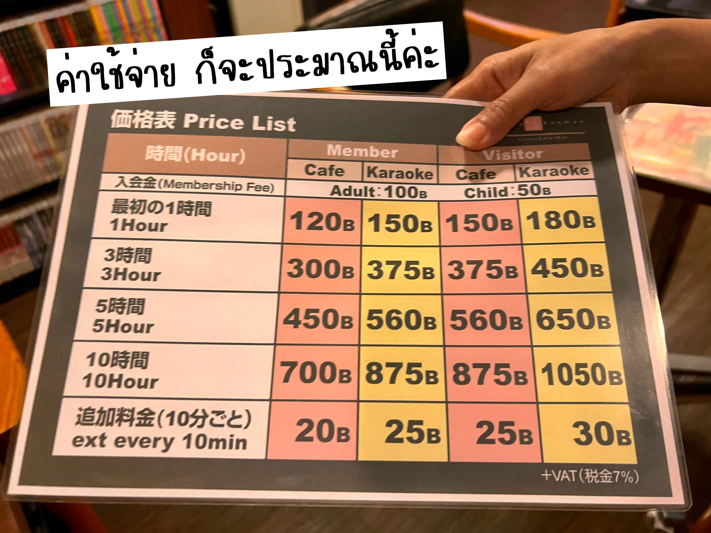 Manga Line Cafe Review 24 Hours Open in Bangkok Gallery posted by