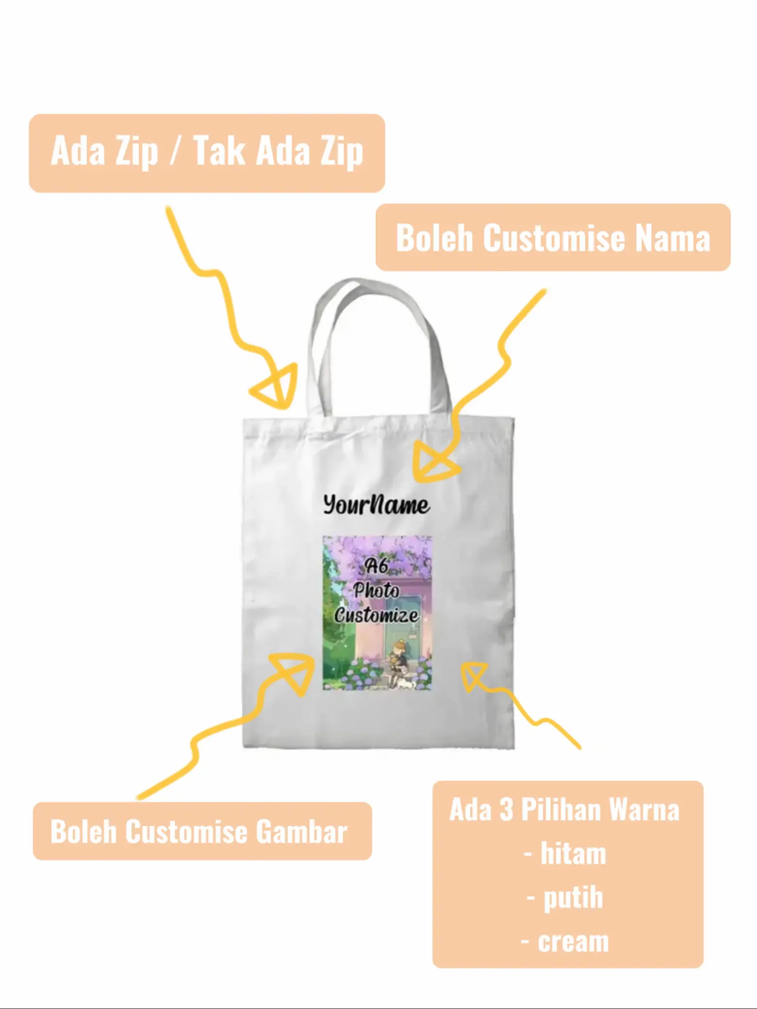 Tote Bag Canvas 👜 RM 18.90, Video diterbitkan oleh HolyCubby