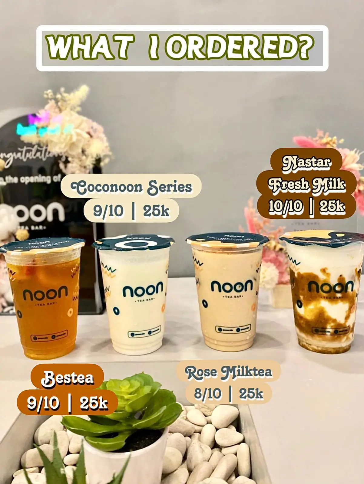 Noon Menu Noon Tea Bar 😍 | Galeri diposting oleh Dsherylartha | Lemon8