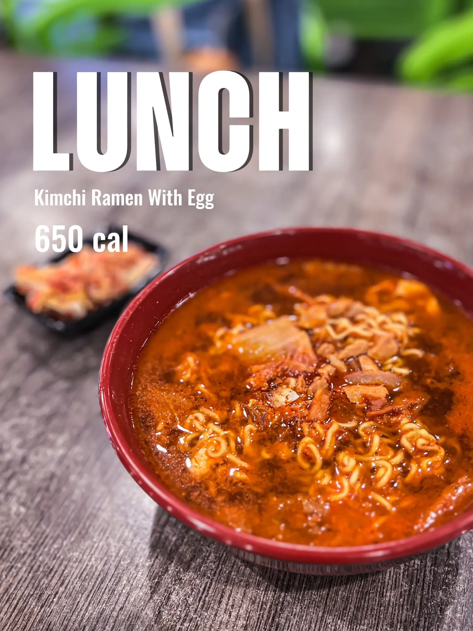 Kimchi Ramen - Chloe Ting Recipes