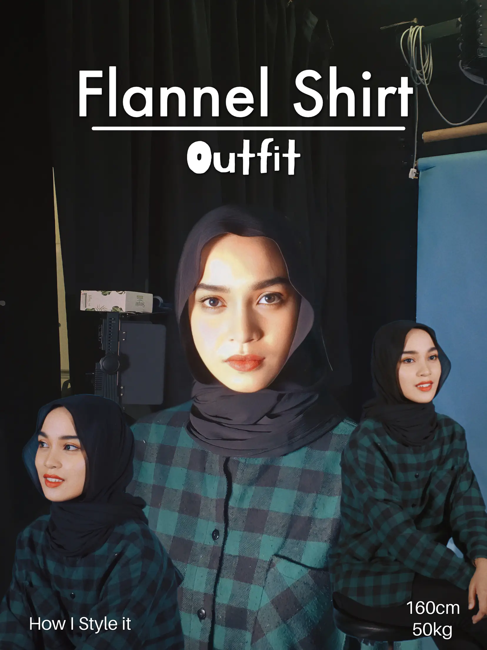 How I Style Flannel Shirt, Green & Black, Gallery posted by  eisyasyahirah_
