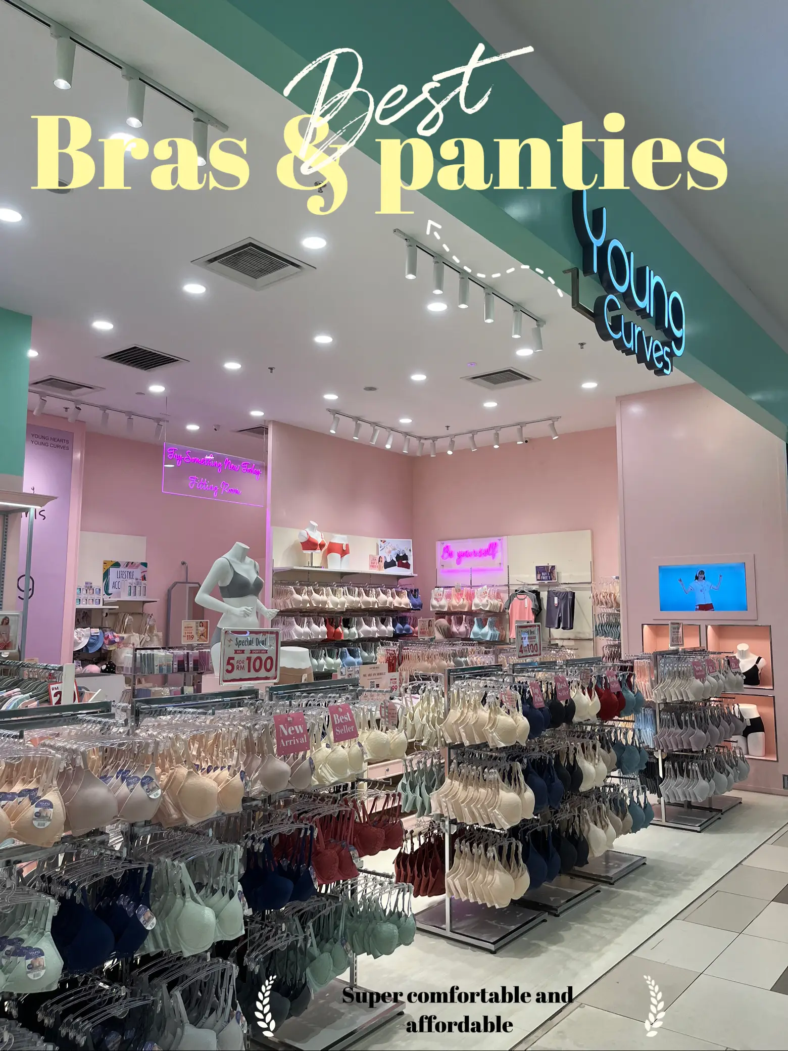Affordable store bras and panties