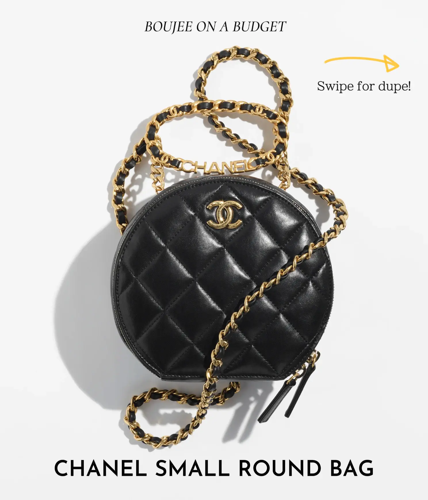 BOUJEE ON A BUDGET: CHANEL SMALL ROUND BAG DUPE 👜, Gallery posted by  Cherie 🍒