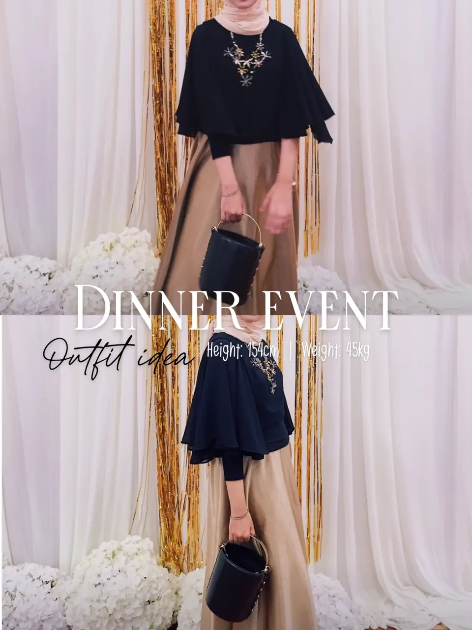 Dinner event outfit idea Galeri disiarkan oleh anisnadrishaa Lemon8