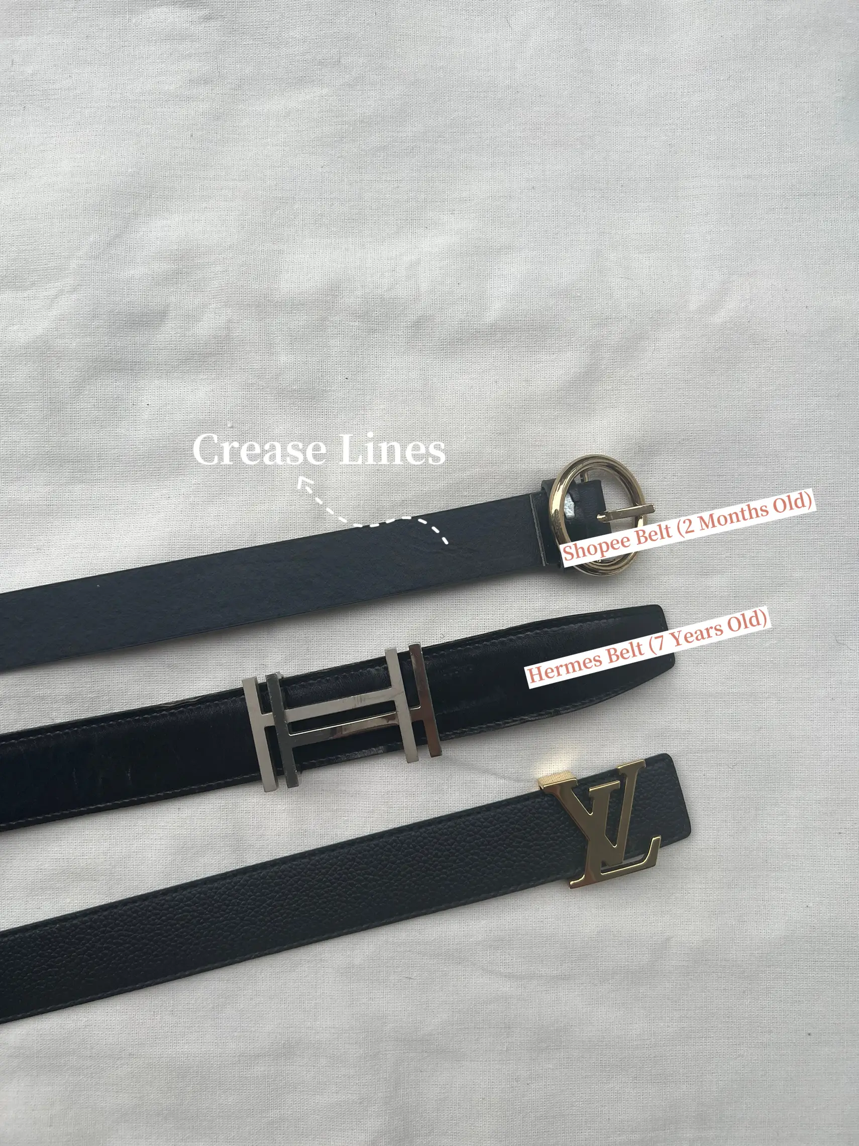 LOUIS VUITTON 25 MM BELT  TRY-ON, SIZING & COMPARISON TO MY GUCCI BELT 