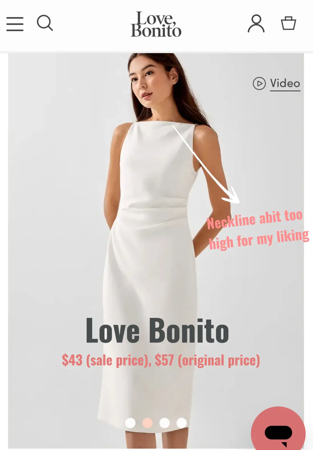 Buy Venus Lace Cut Out Midi Dress @ Love, Bonito Singapore, Shop Women's  Fashion Online
