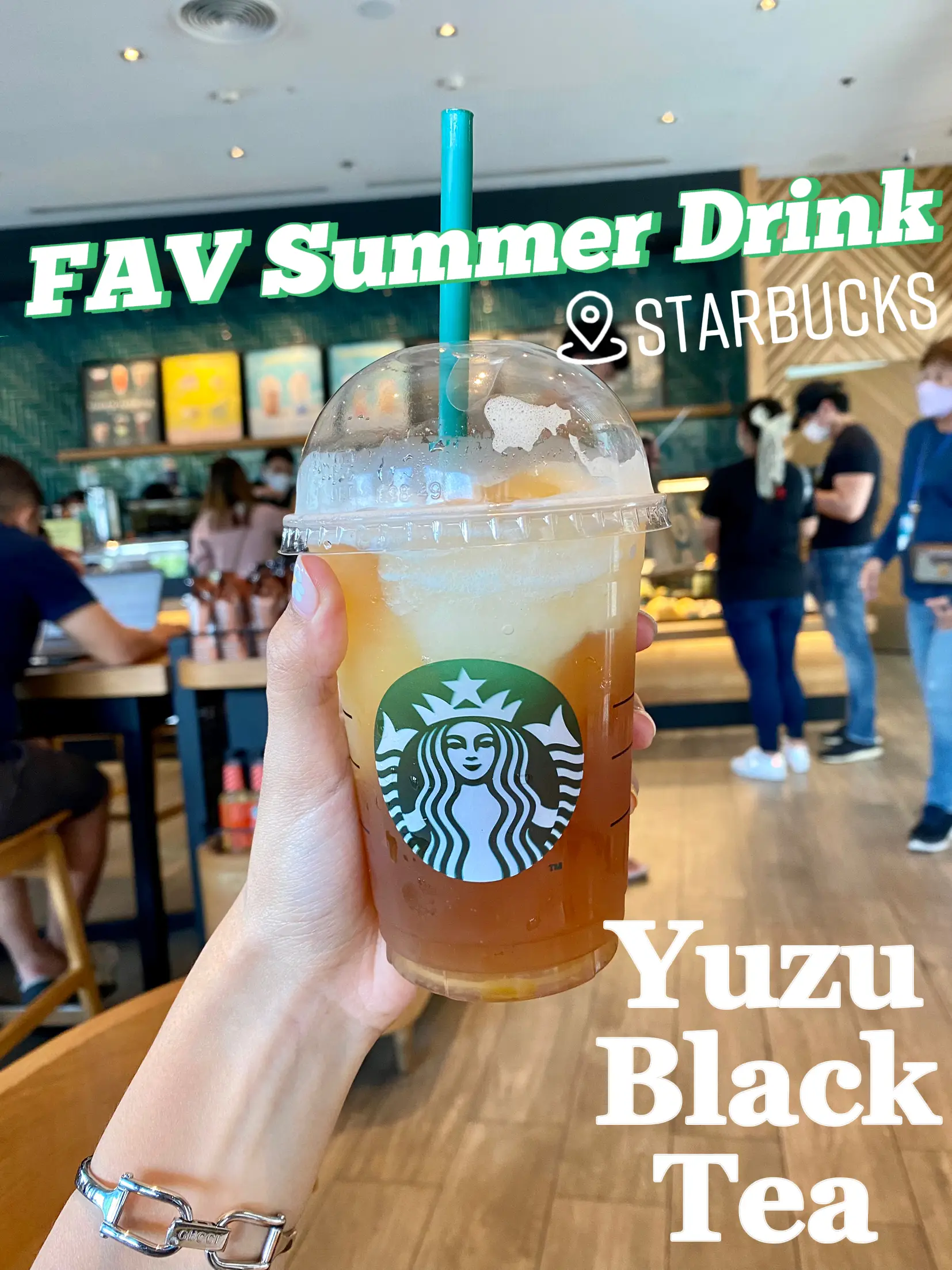 เมนูโปรด Starbucks Yuzu Black Tea 🍊 แกลเลอรีที่โพสต์โดย KochieGade