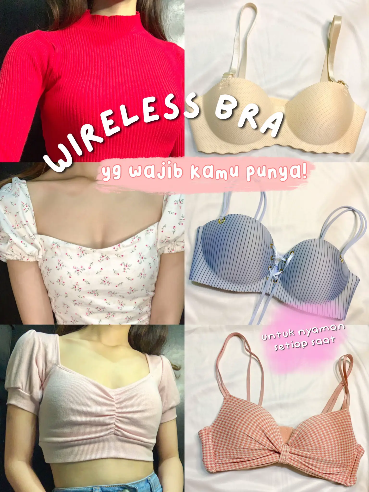 Bagaimana cara memakai bra yang benar? Yuk kamu dapat mengikuti 5 step  berikut ini, ladies! Jangan lupa share dan save postingan ini ya