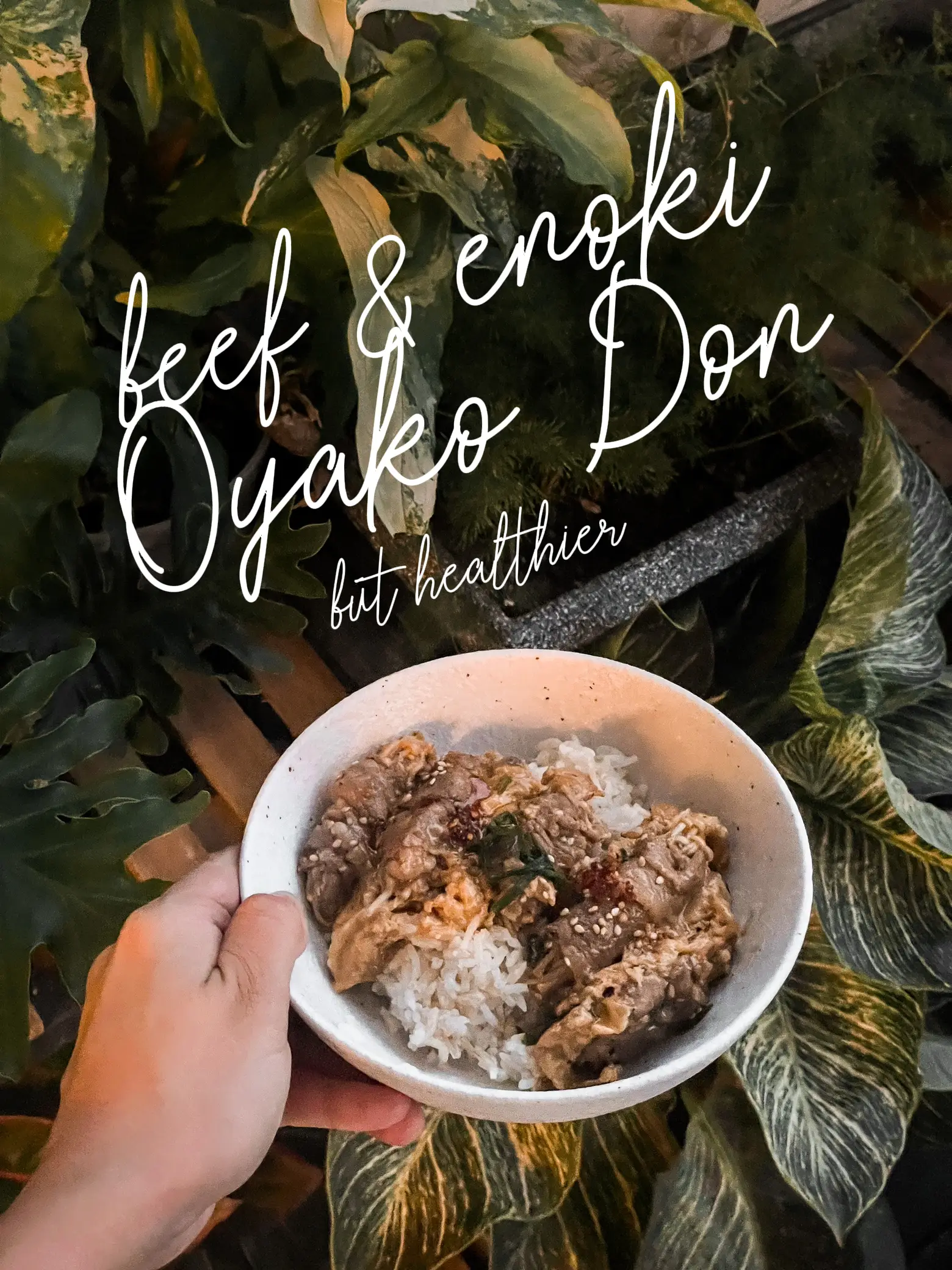 🍖But Healthier: Beef & Enoki Oyakodon in 15min!!🍖's images(0)
