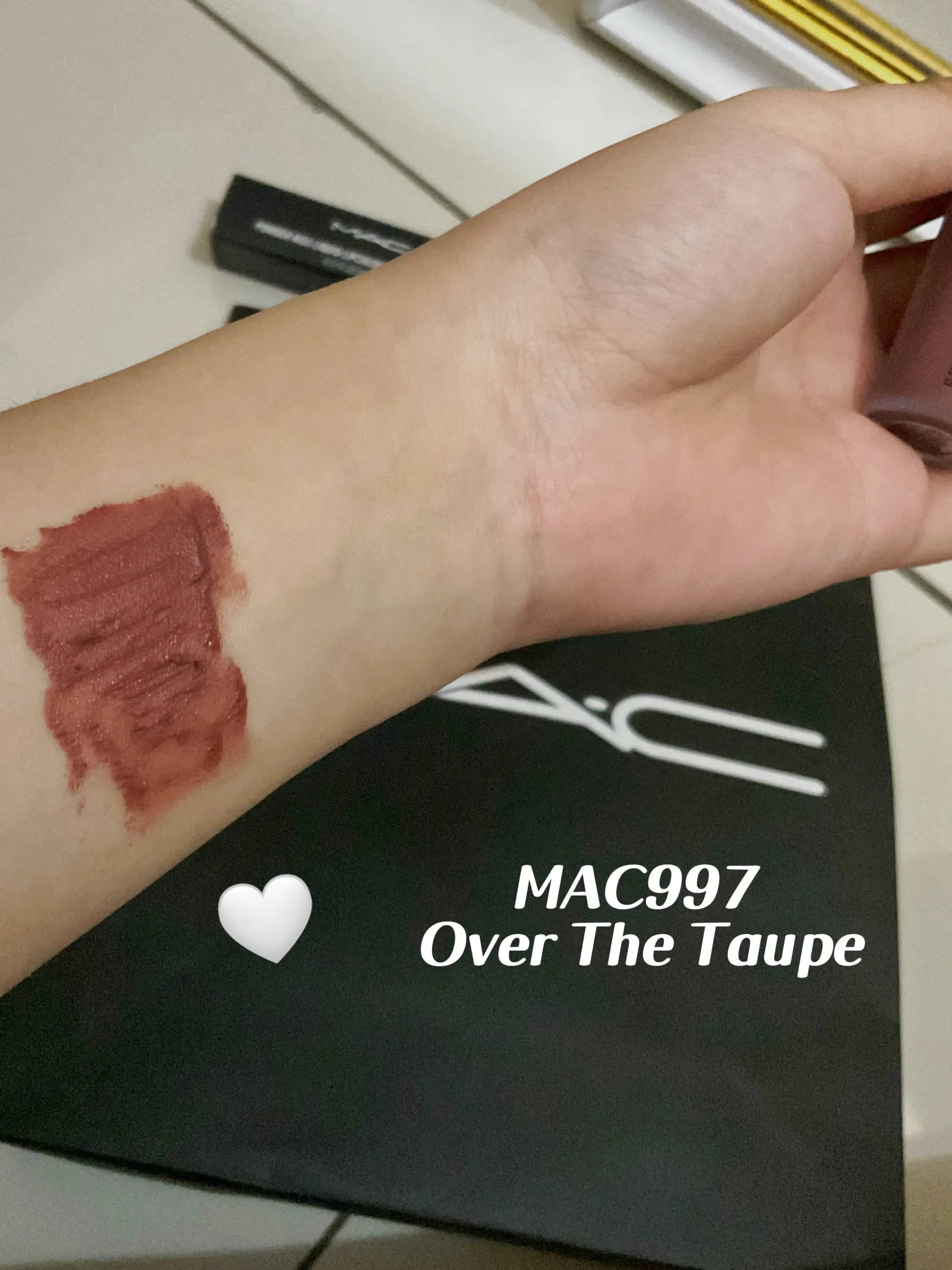 MAC Taupe Lipstick Review & Swatches
