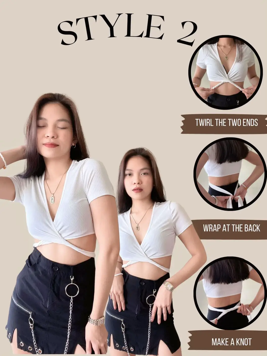 🤩FASHION HACKS: TANK TOP HACKS (NO CUTTING), Gallery posted by Allyssa  Cornejo