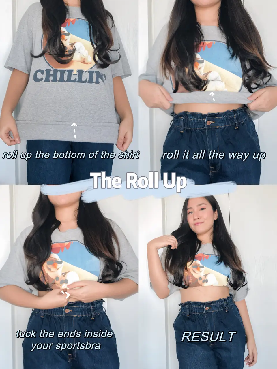 How To Make A Crop Top Out Of A T-Shirt Without Cutting