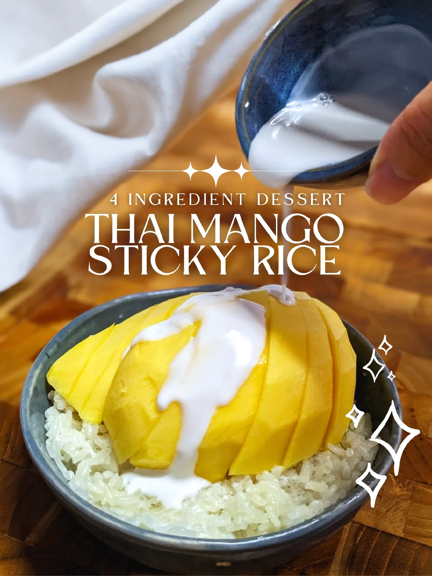 Mango Sticky Rice Thai Dessert - Oh My Food Recipes