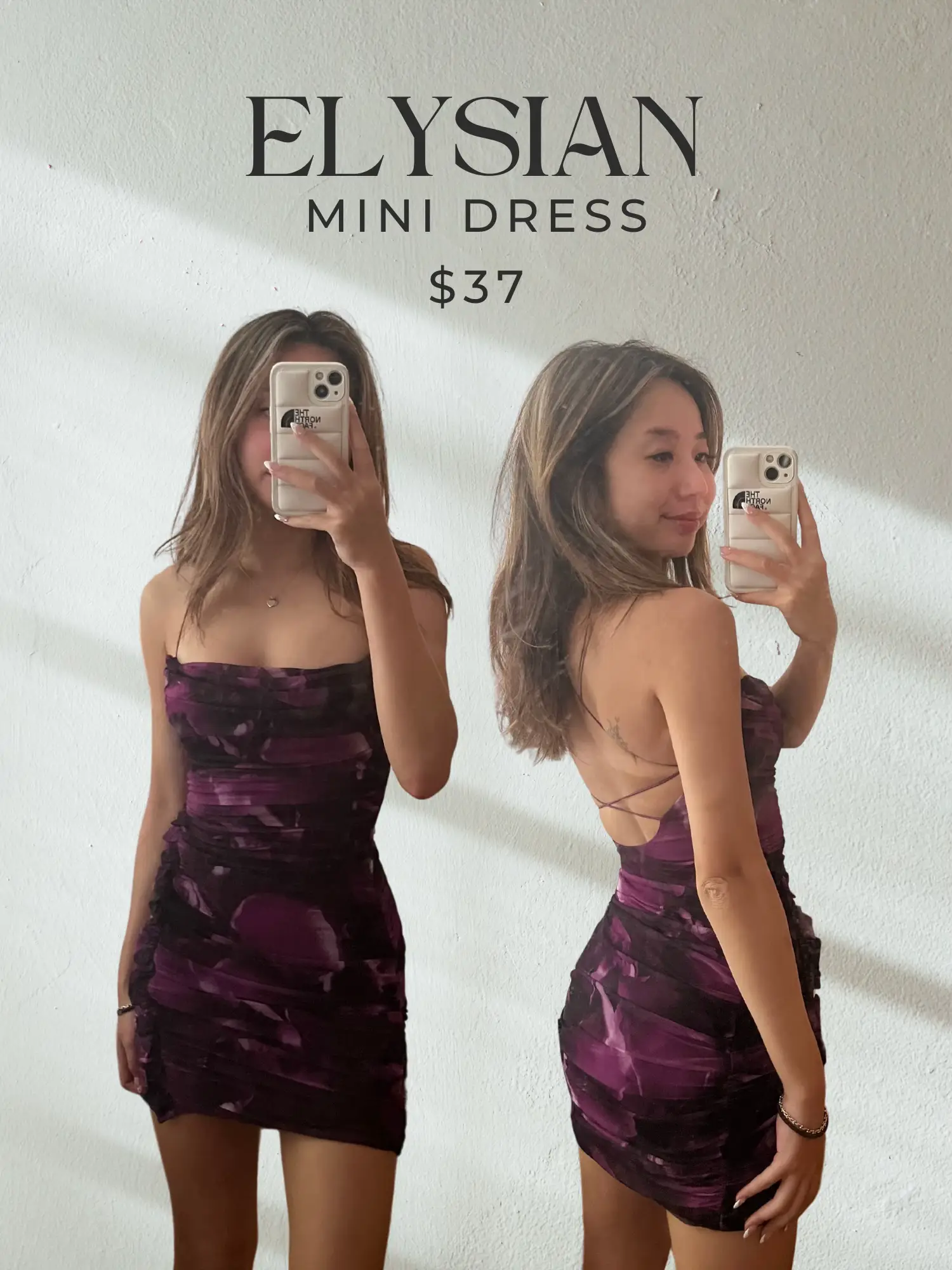 Oh Polly mini dress which is totally see-through and has built-in