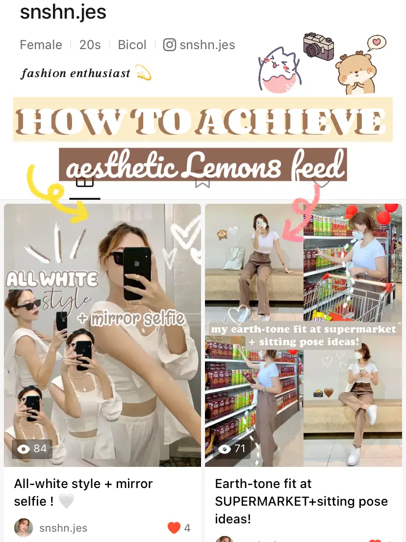 How to Achieve Aesthetic Lemon8 Feed 🤍🤎's images(0)