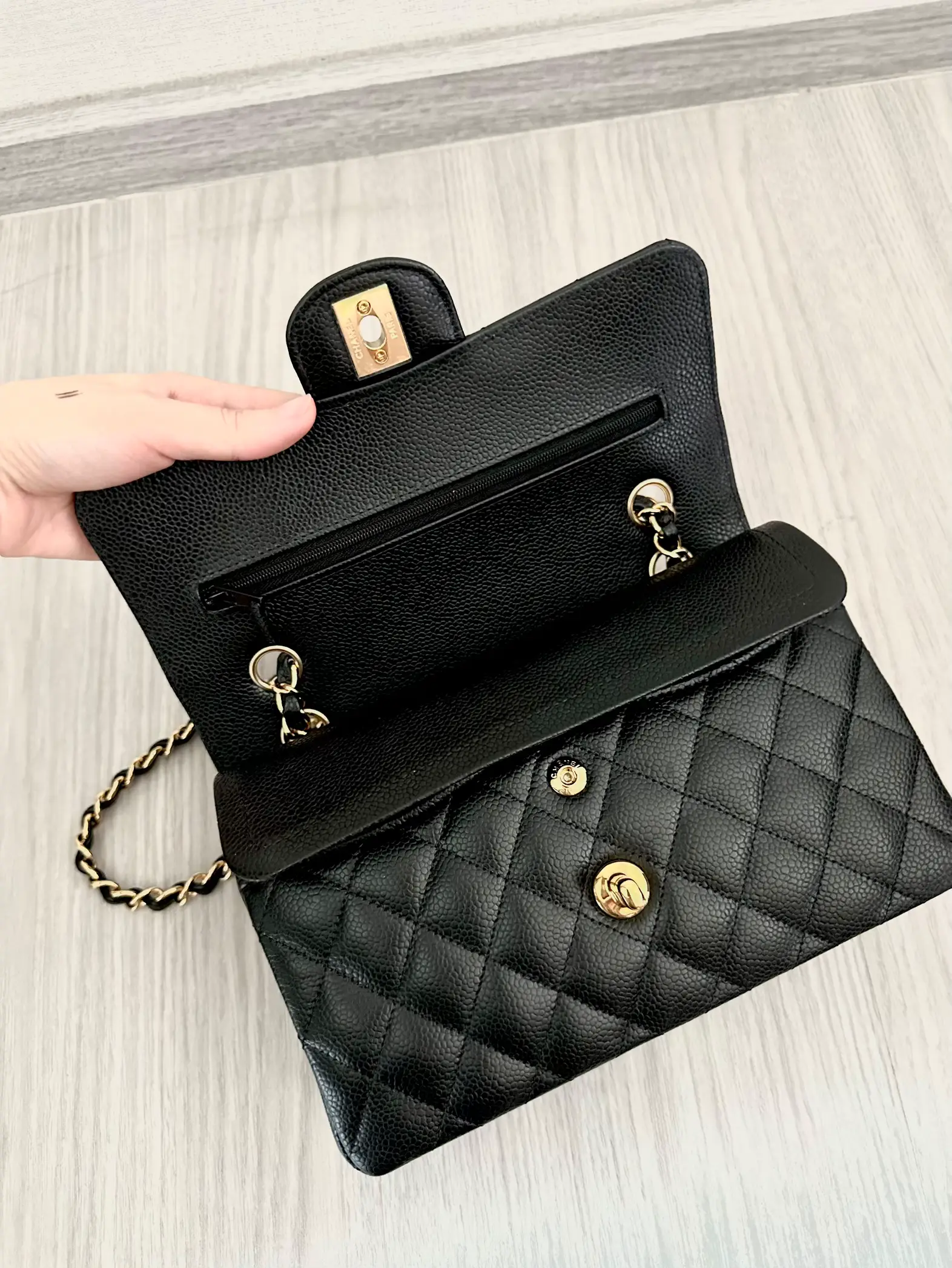 Chanel classic 9 caviar first bag girls should invest Gallery