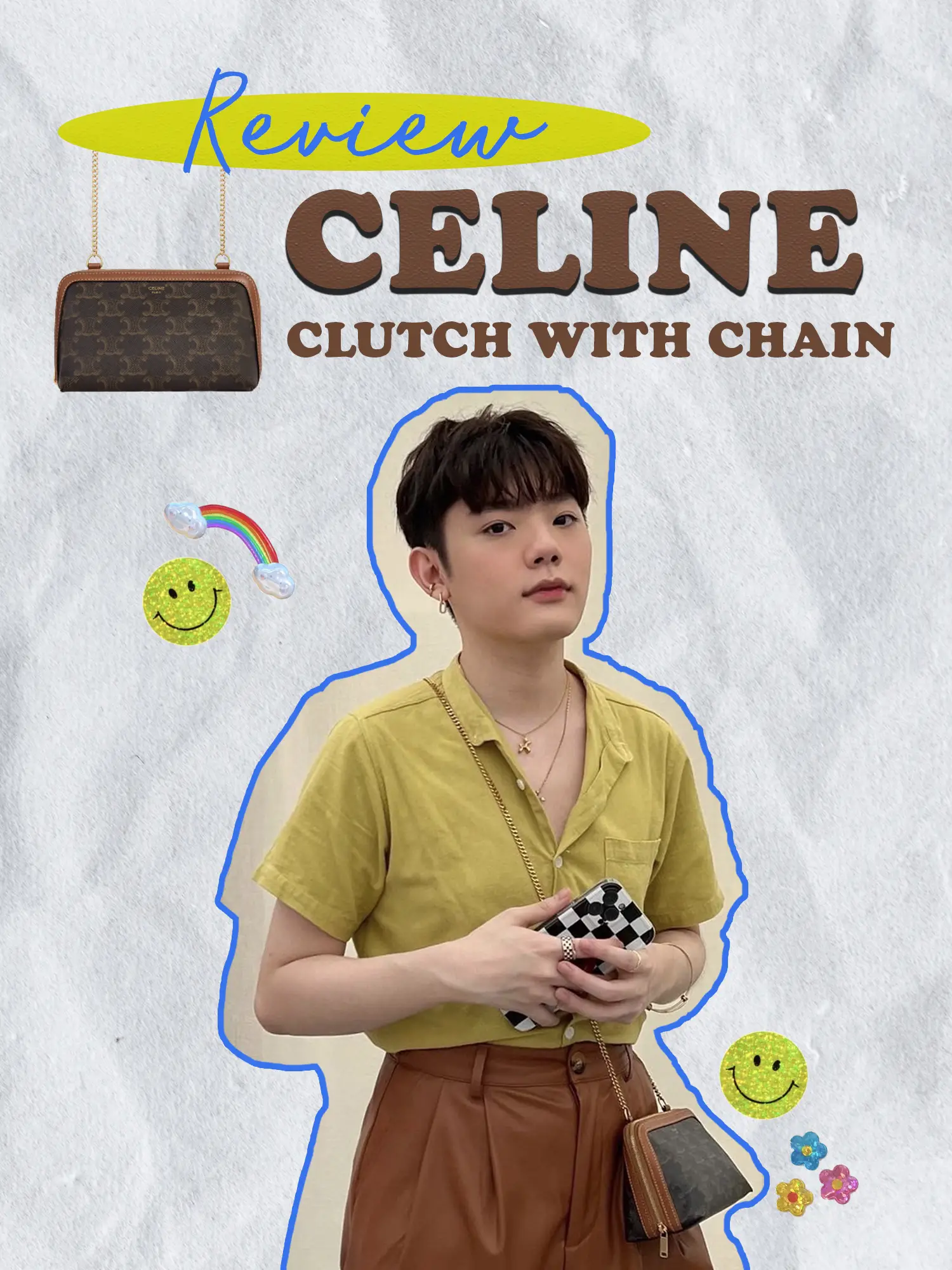 รีวิว CELINE Clutch with chain อีกหนึ่งรุ่นยอดฮิต! 👝