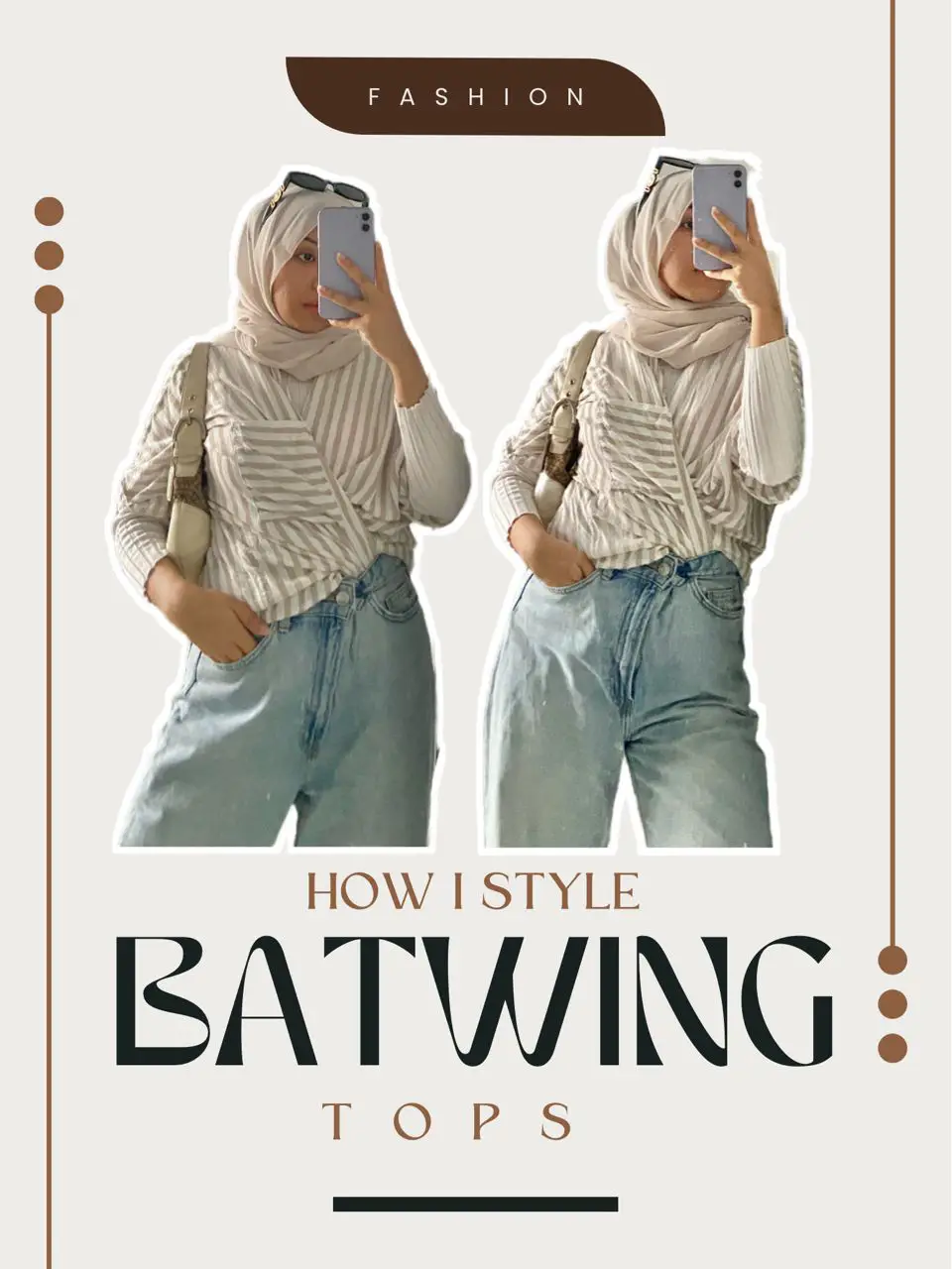 How i style batwing tops Video published by Deanna Lemon8