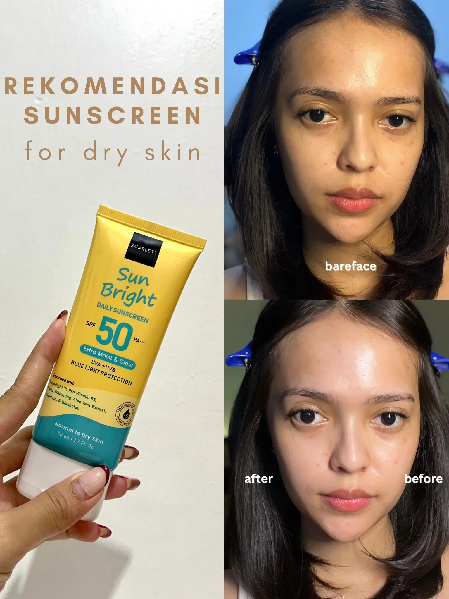 Sunscreen viral cocok buat dry skin Gallery posted by Dina