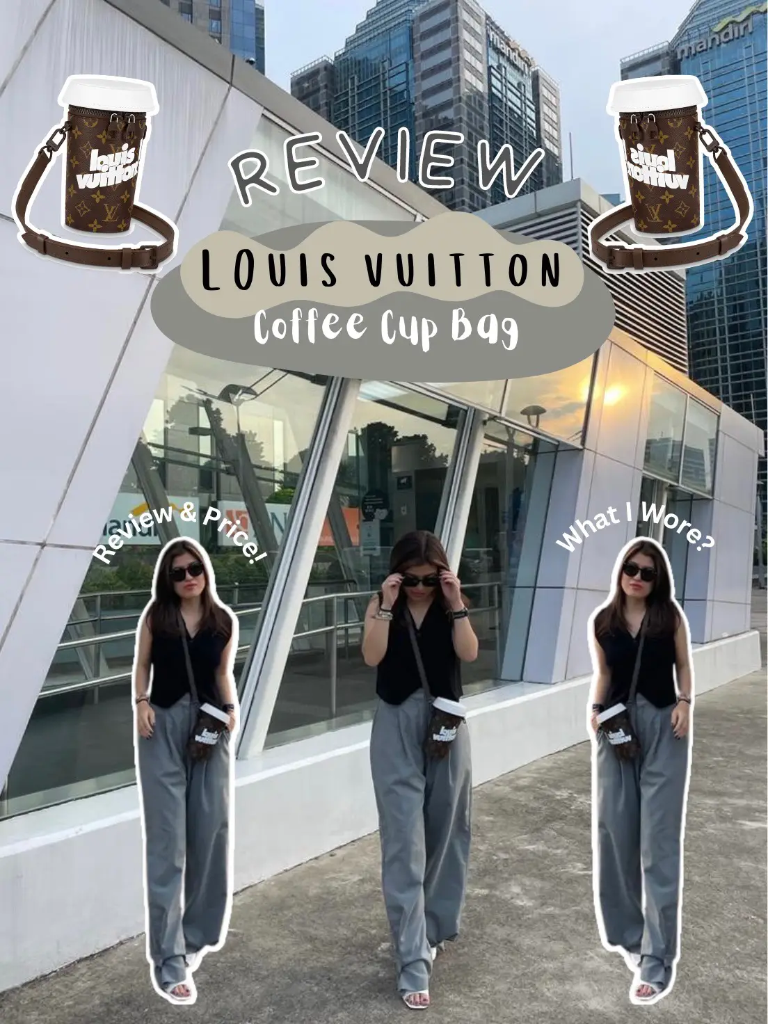 I BOUGHT THE LOUIS VUITTON COFFEE CUP BAG - FULL REVIEW, WHAT FITS