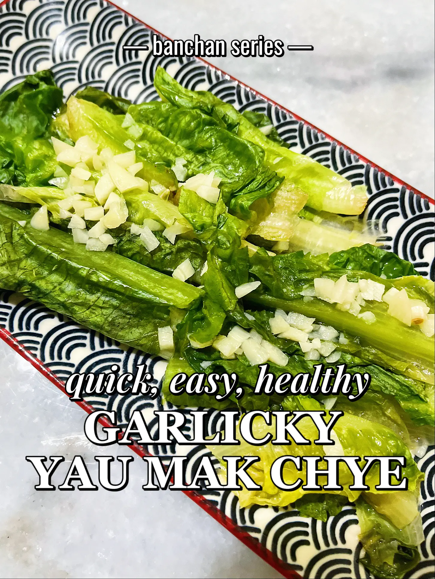 Easy Chinese Stir-fried Nai Bai with Garlic