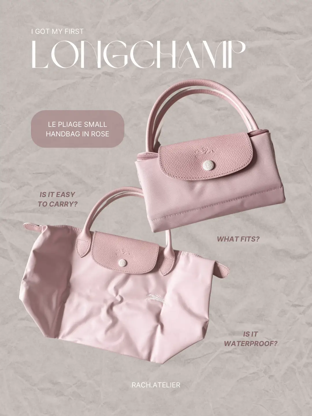 Longchamp Filet Mini (Off White), Women's Fashion, Bags & Wallets,  Cross-body Bags on Carousell