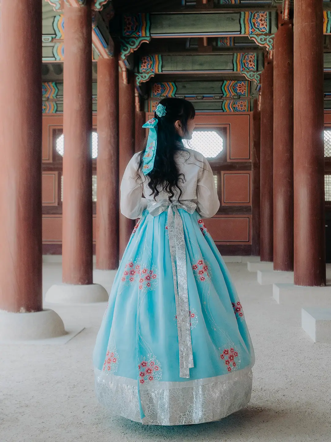 Family online Hanbok Rental _ Teal