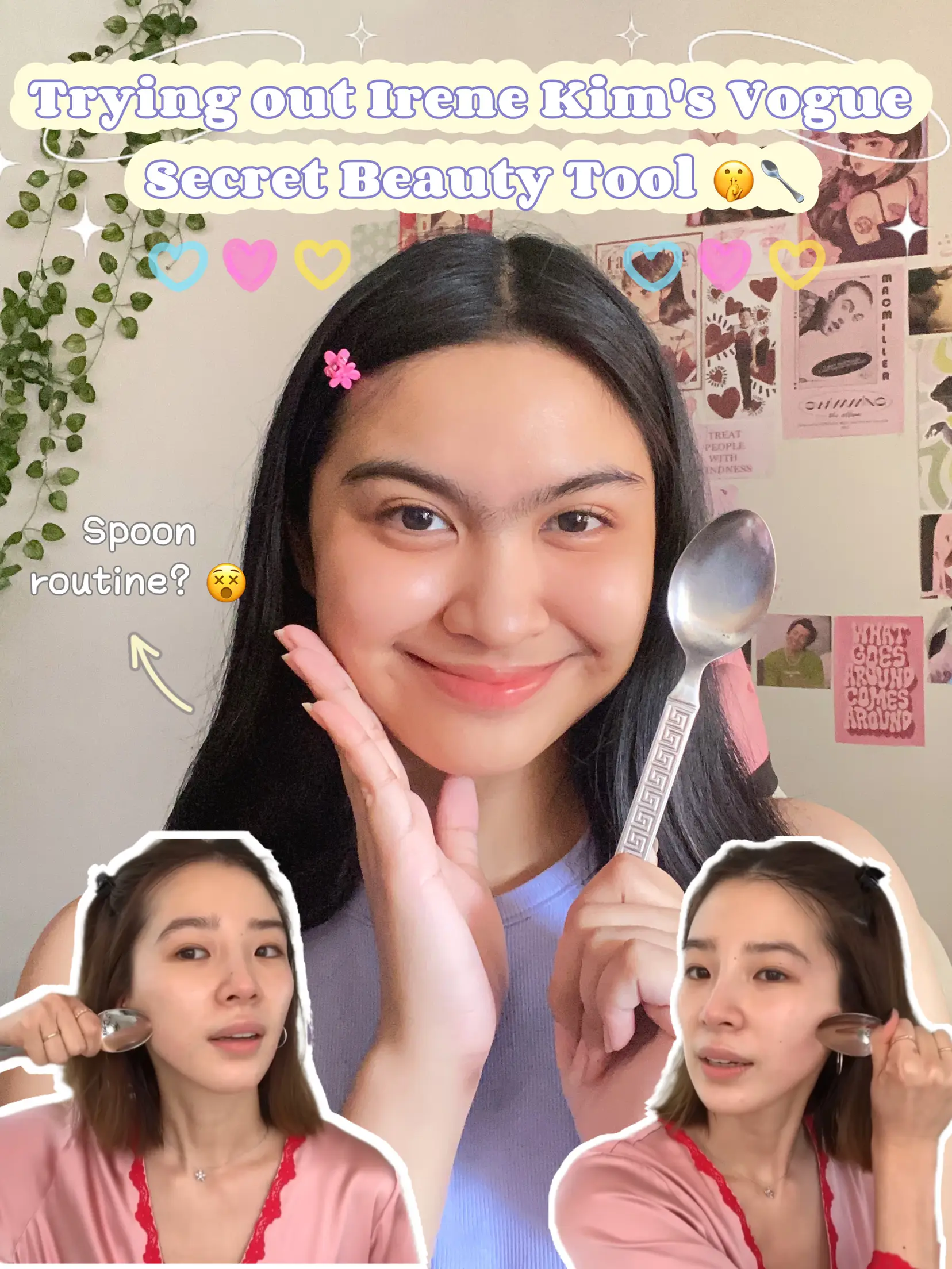 Trying out Irene Kim's Vogue beauty secret tool!🙋🏻‍♀️🥄, Gallery posted  by Ash Enage