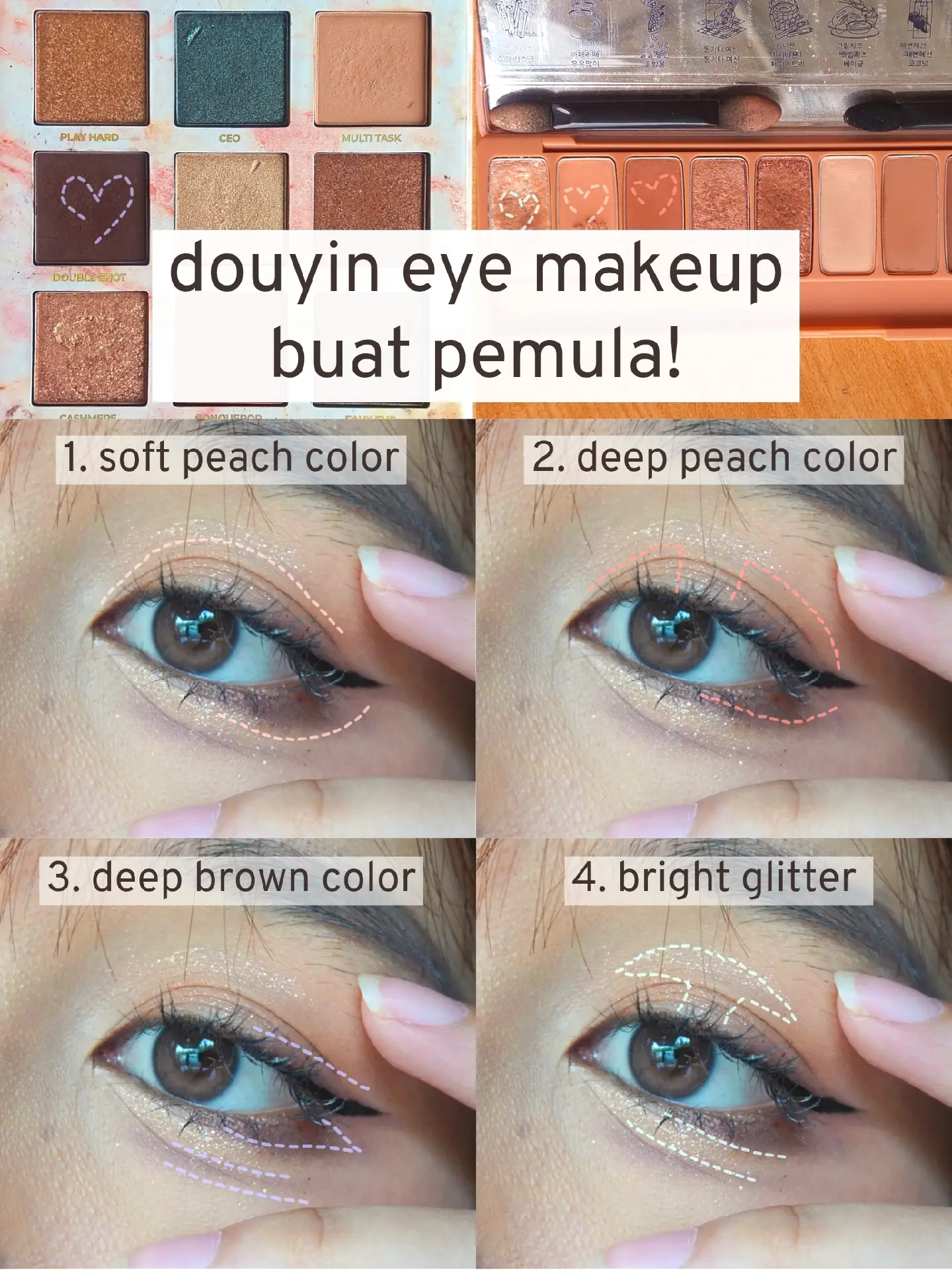 5 Step Soft Douyin Eye Makeup Tutorial
