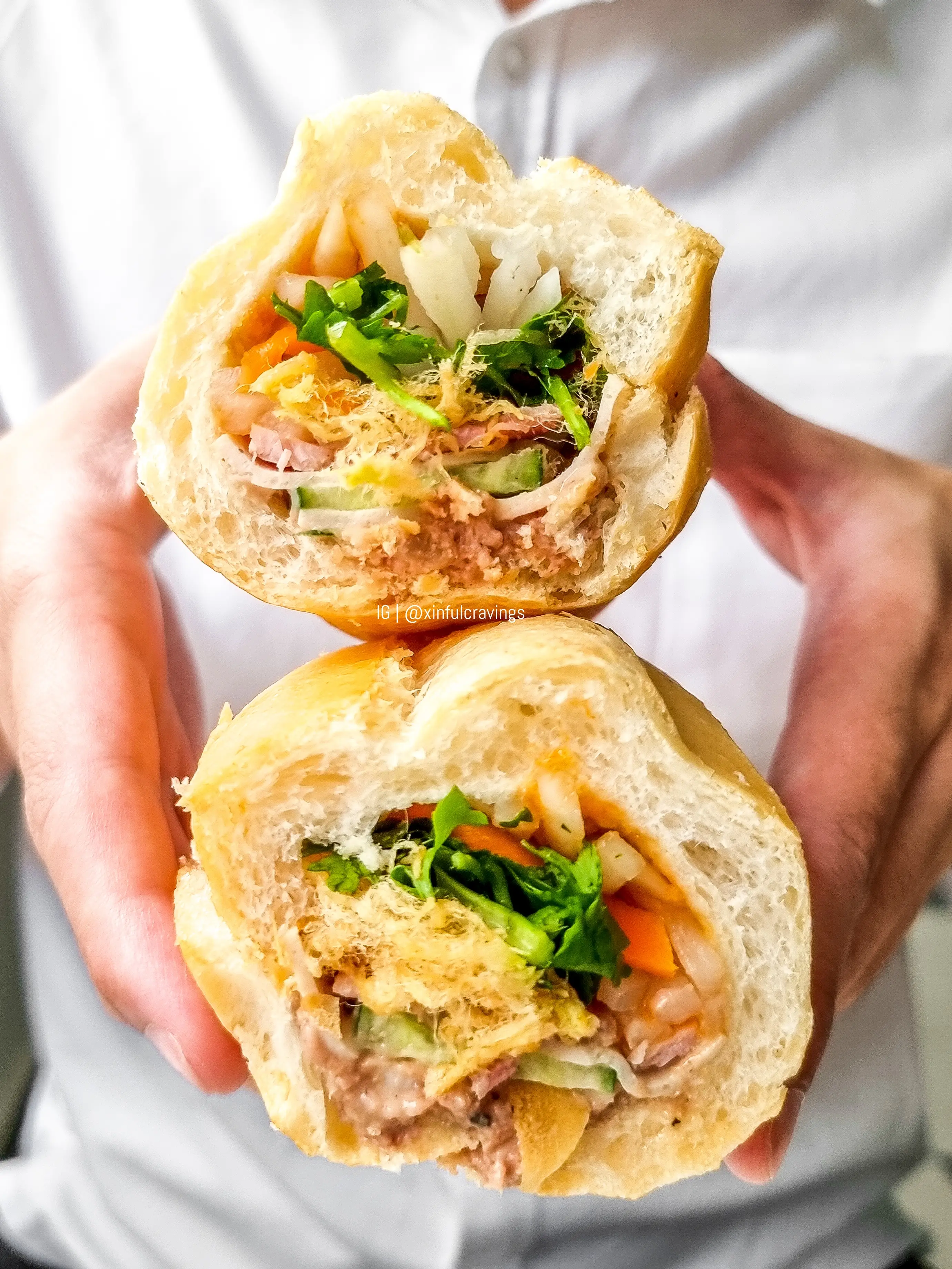 Legit Banh Mi w Freshly Baked Baguette for