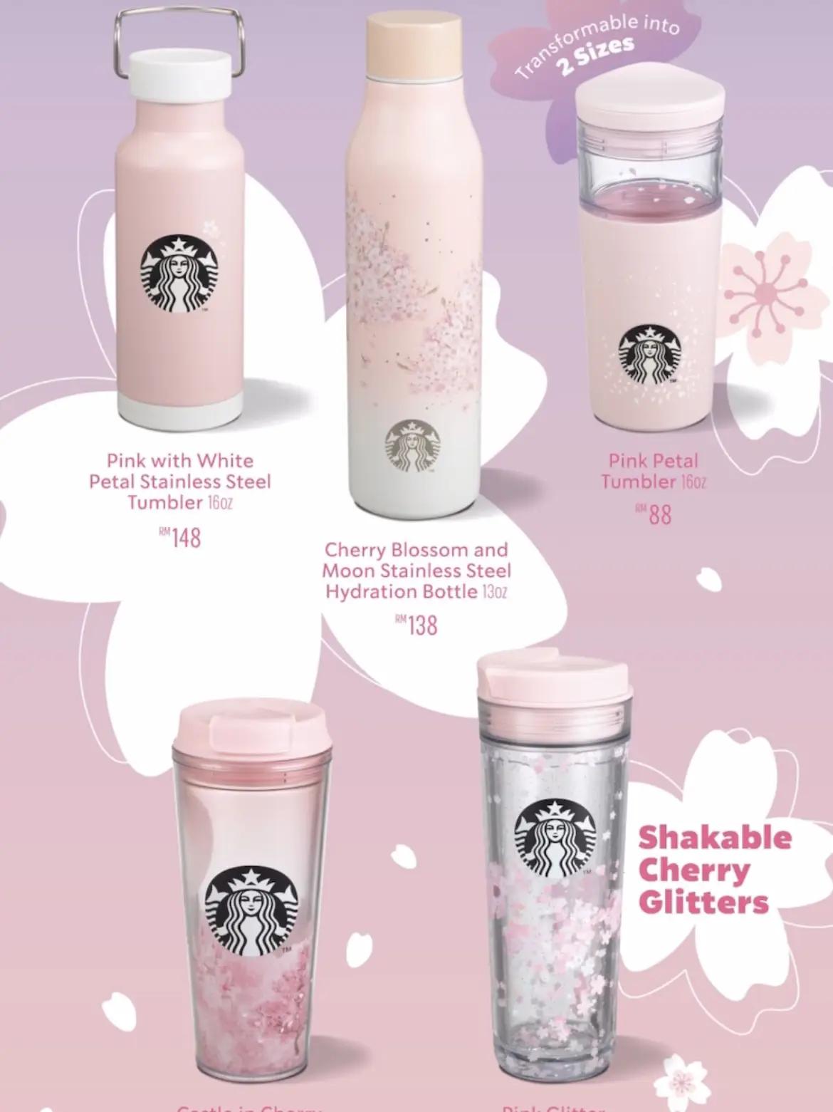 Starbucks pink hot sale thermos bottle