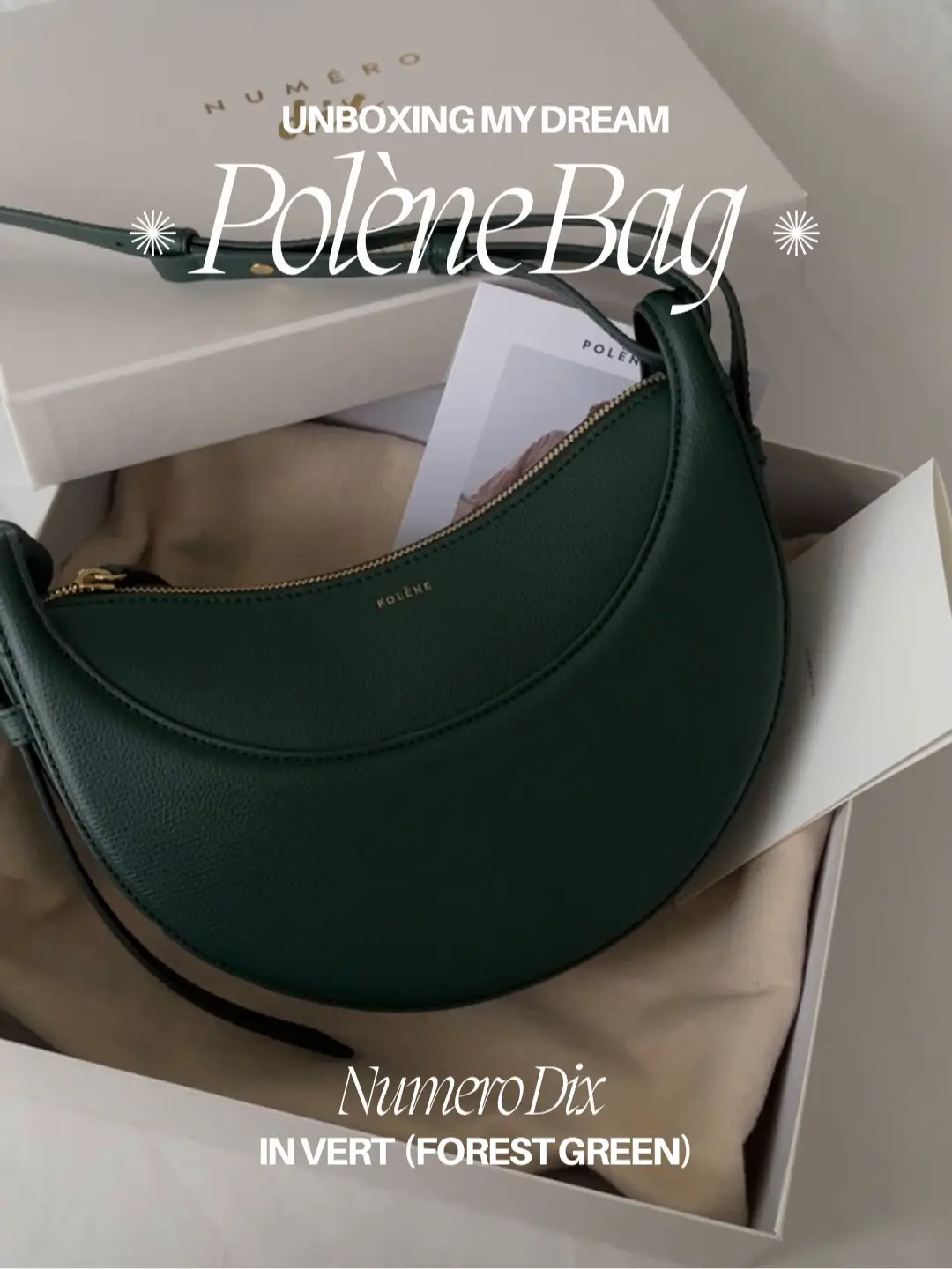 Polene Numero Neuf mini unboxing 2022 - review and what fits inside my bag  