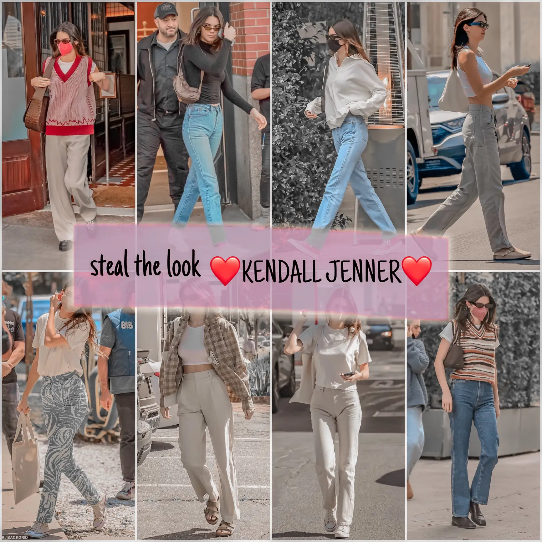 Kendall Jenner Cropped Grey Hoodie - Jacketpop