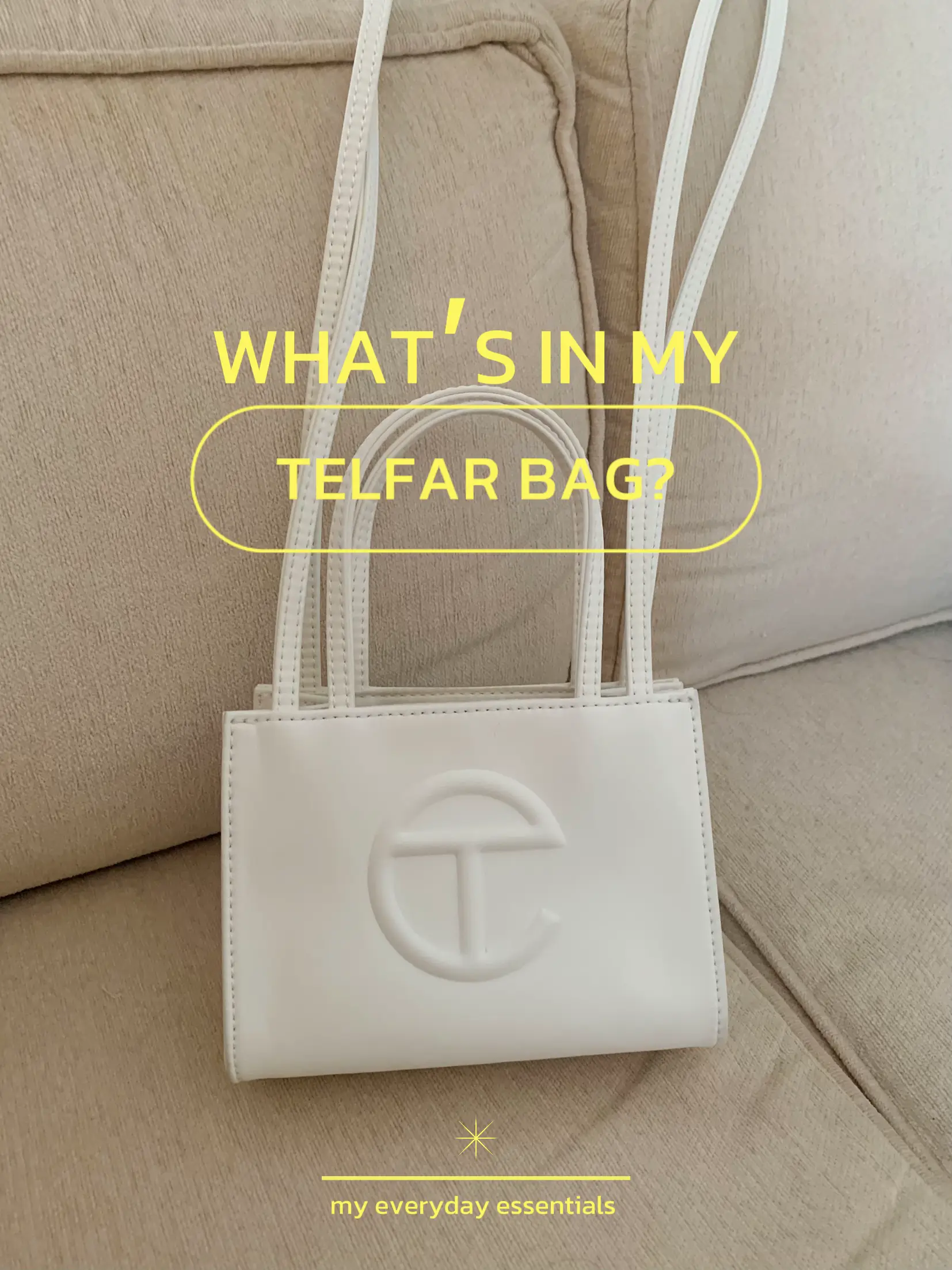 Telfar bag online white