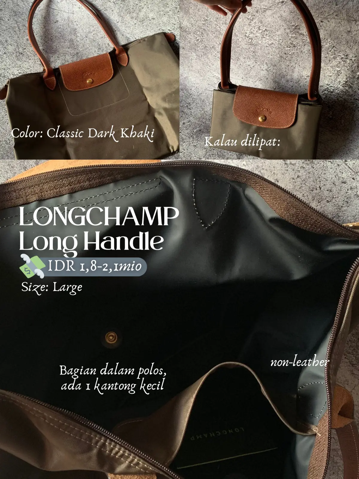 Jangan Sampe Ketipu, Cara Bedain Longchamp KW, Gallery posted by Dina  Hanifah