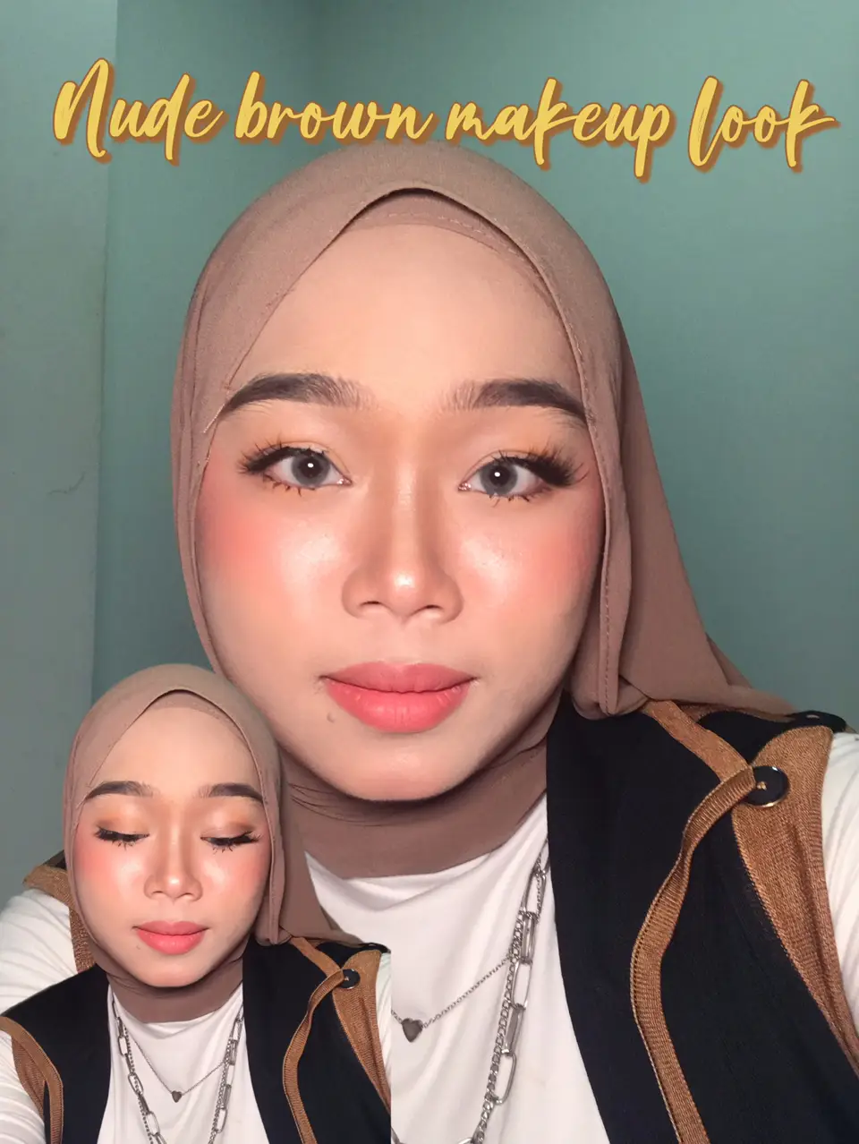 Nude brown makeup look in 10 minutes | Gallery posted by Zatulaila Fauzi |  Lemon8