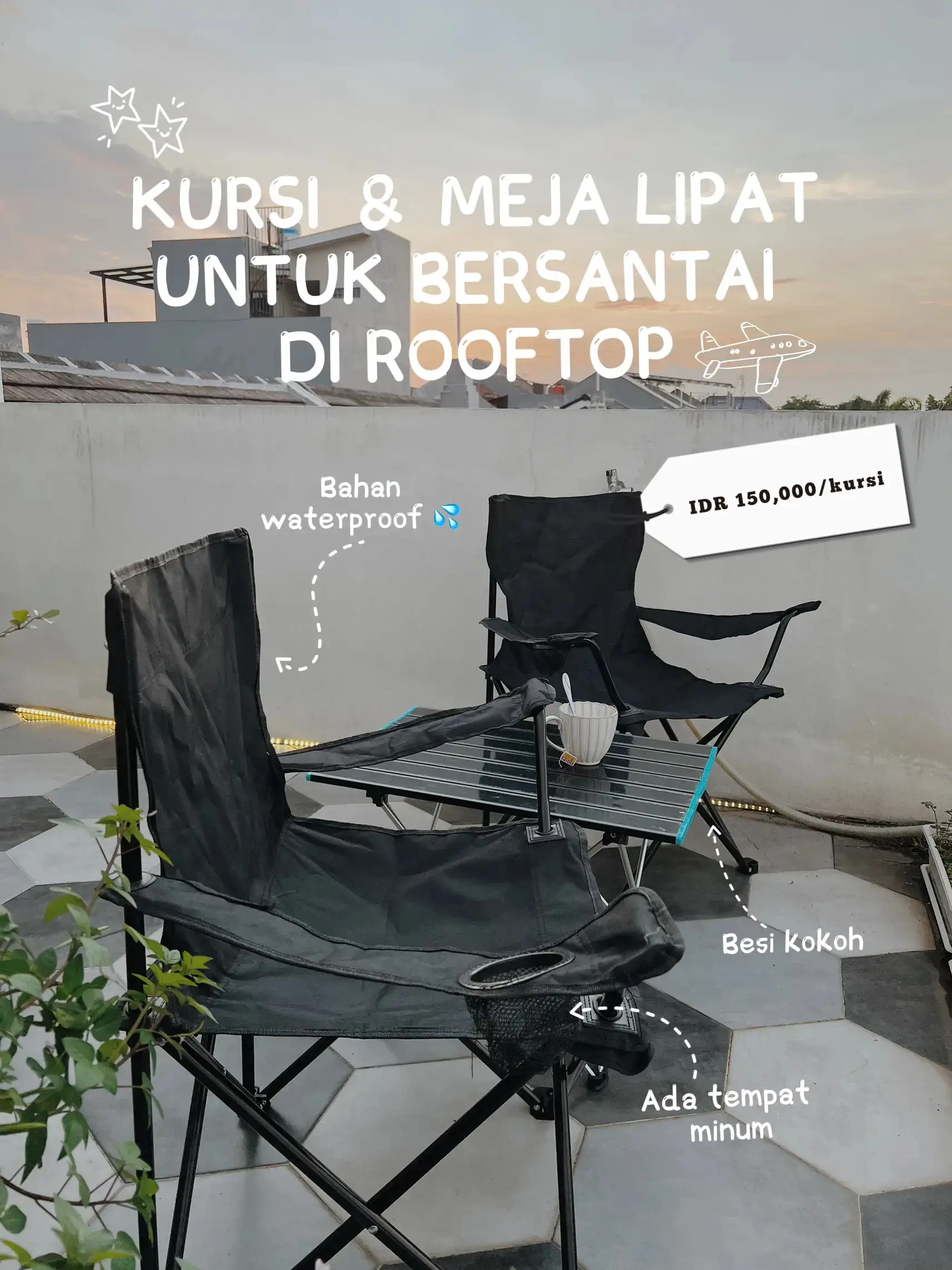 Ultralight Kursi Camping Lipat Luar Ruangan Ransel Santai Travel