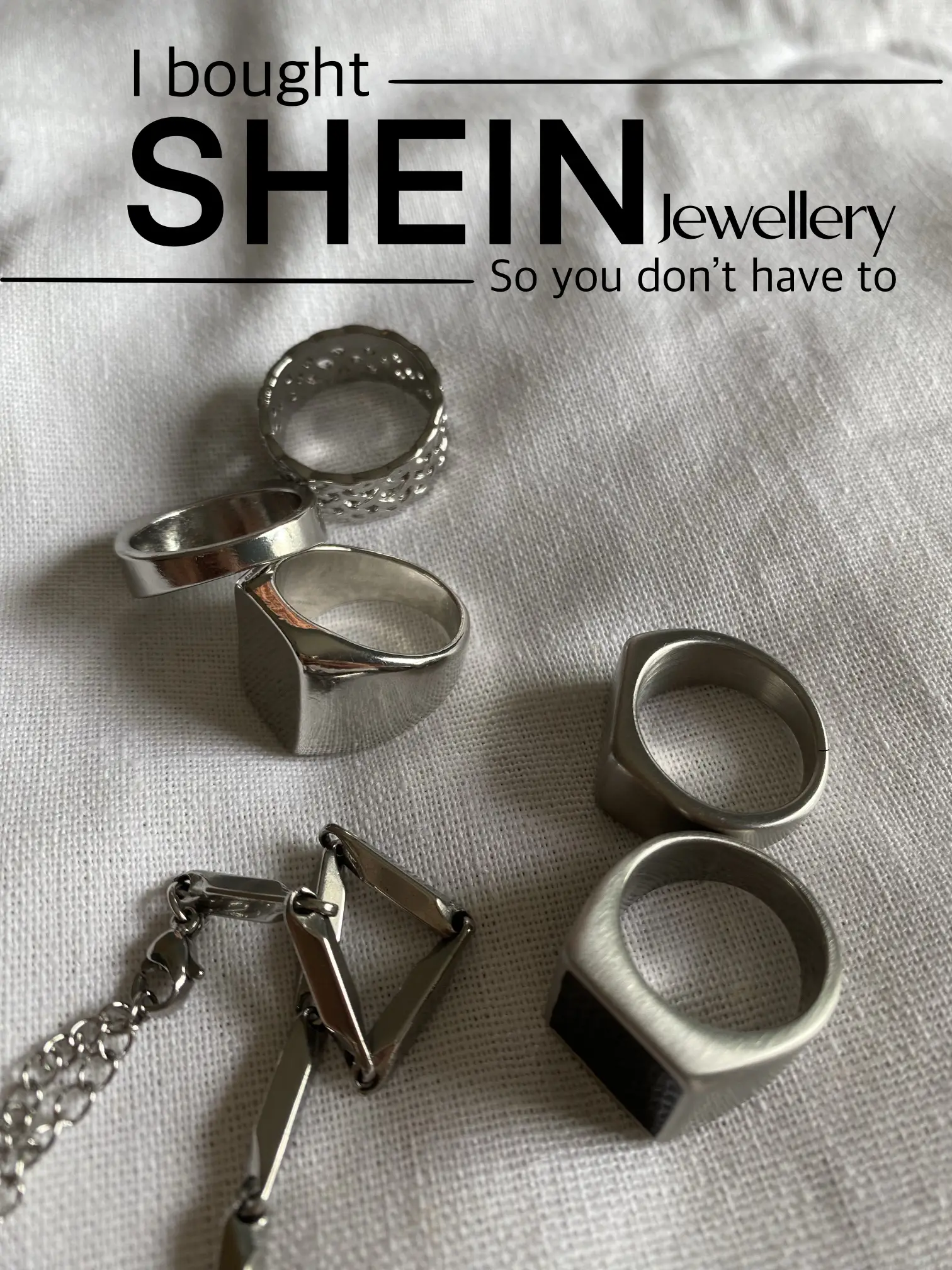SHEIN Jewelry Haul Luxury Jewelry Dupes 