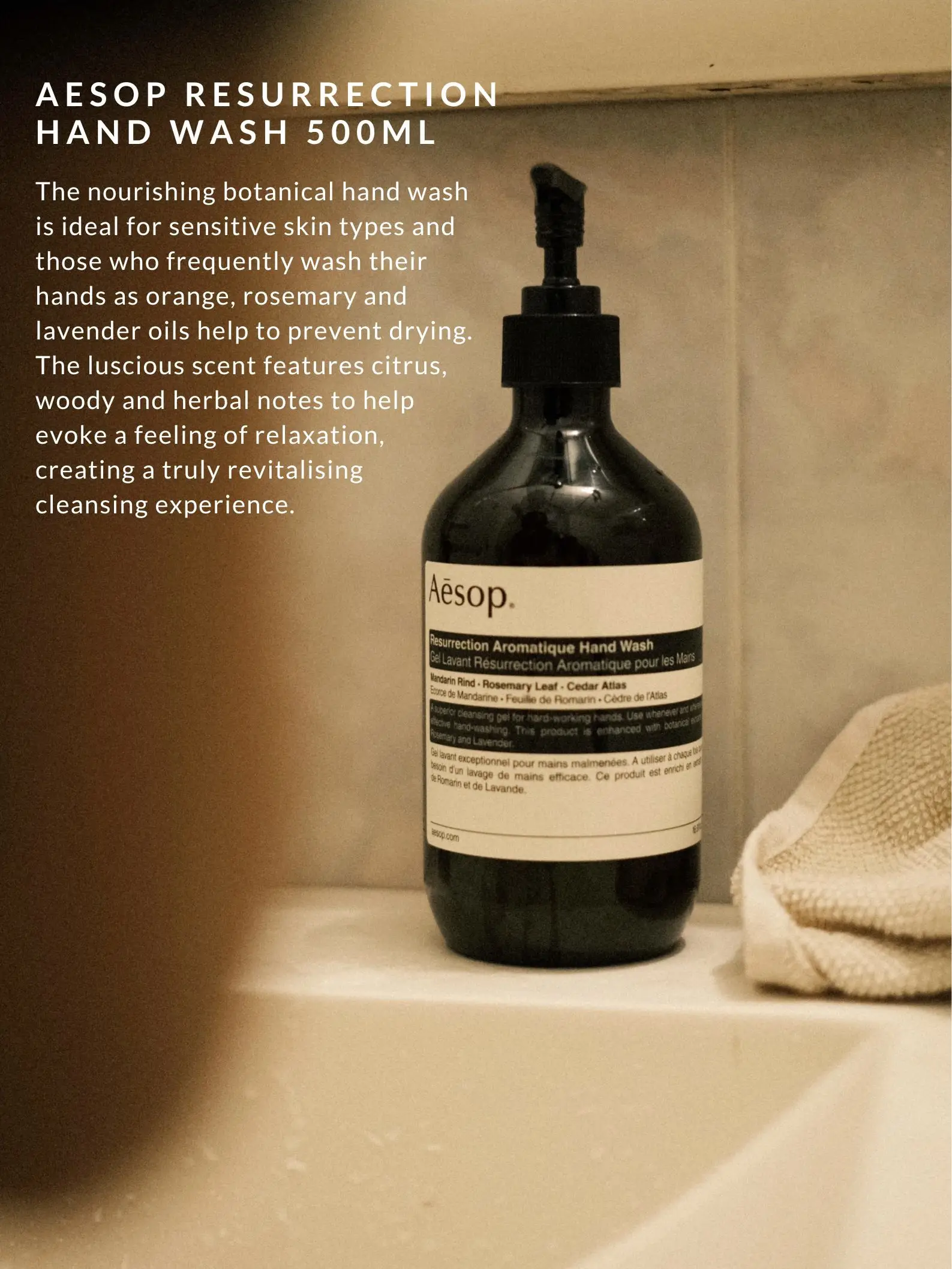 Aesop Resurrection Hand Wash 500ml