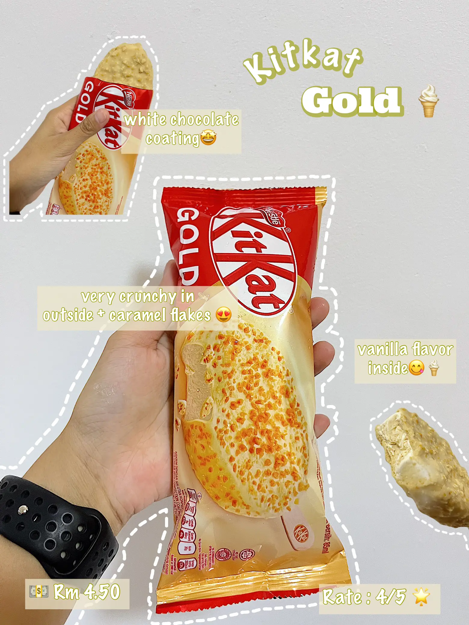 Kitkat IceCream Review! 🍦 | Gallery posted by ameera | Lemon8