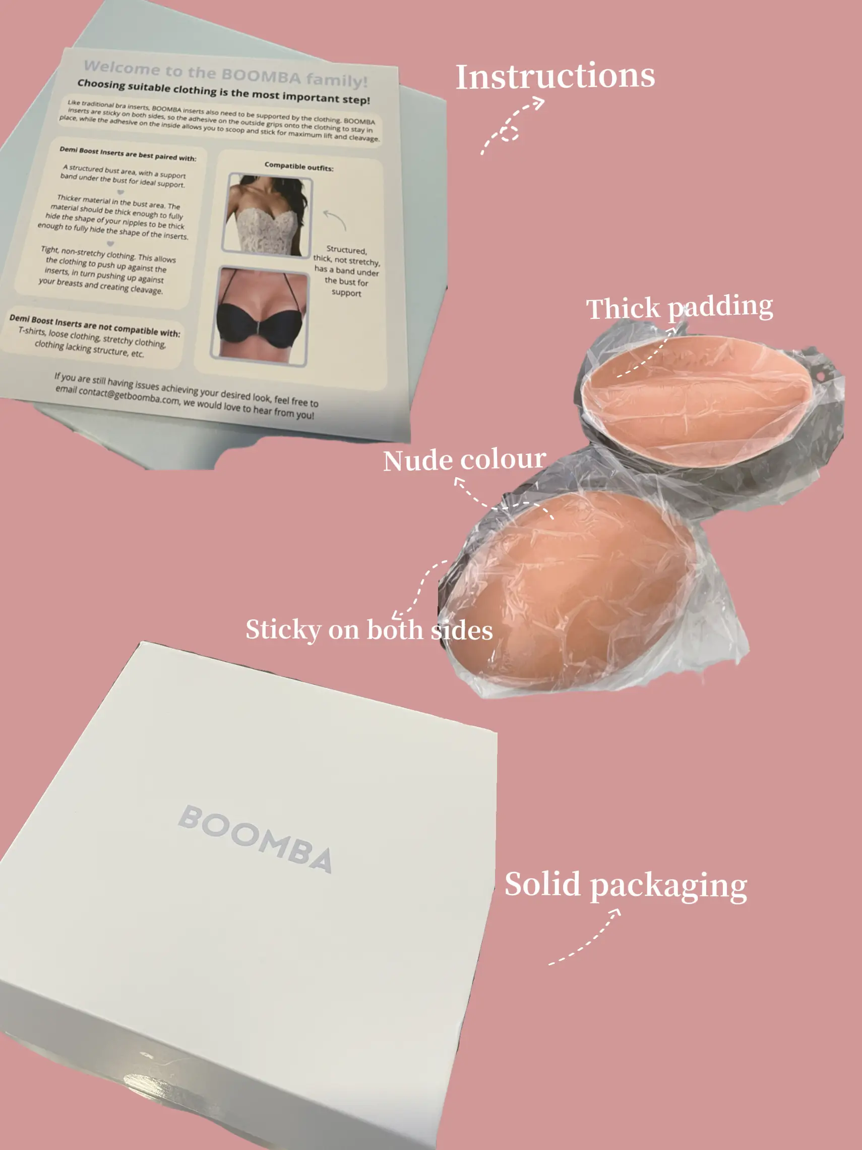 BOOMBA - Put Demi Boost Inserts on your 'wedding