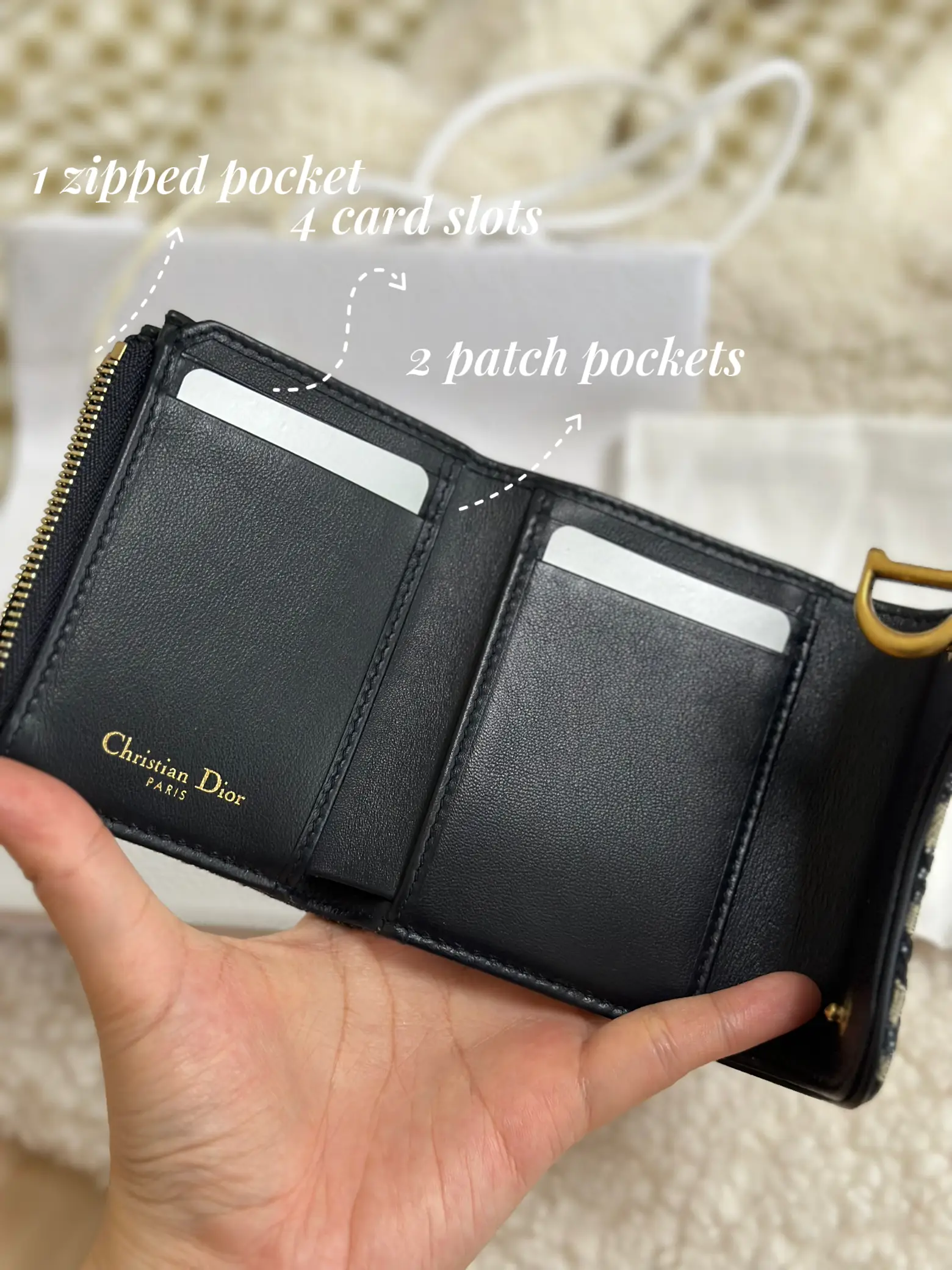 DIOR Saddle Lotus Wallet for $629 😏 WORTH IT?! | Gallery posted